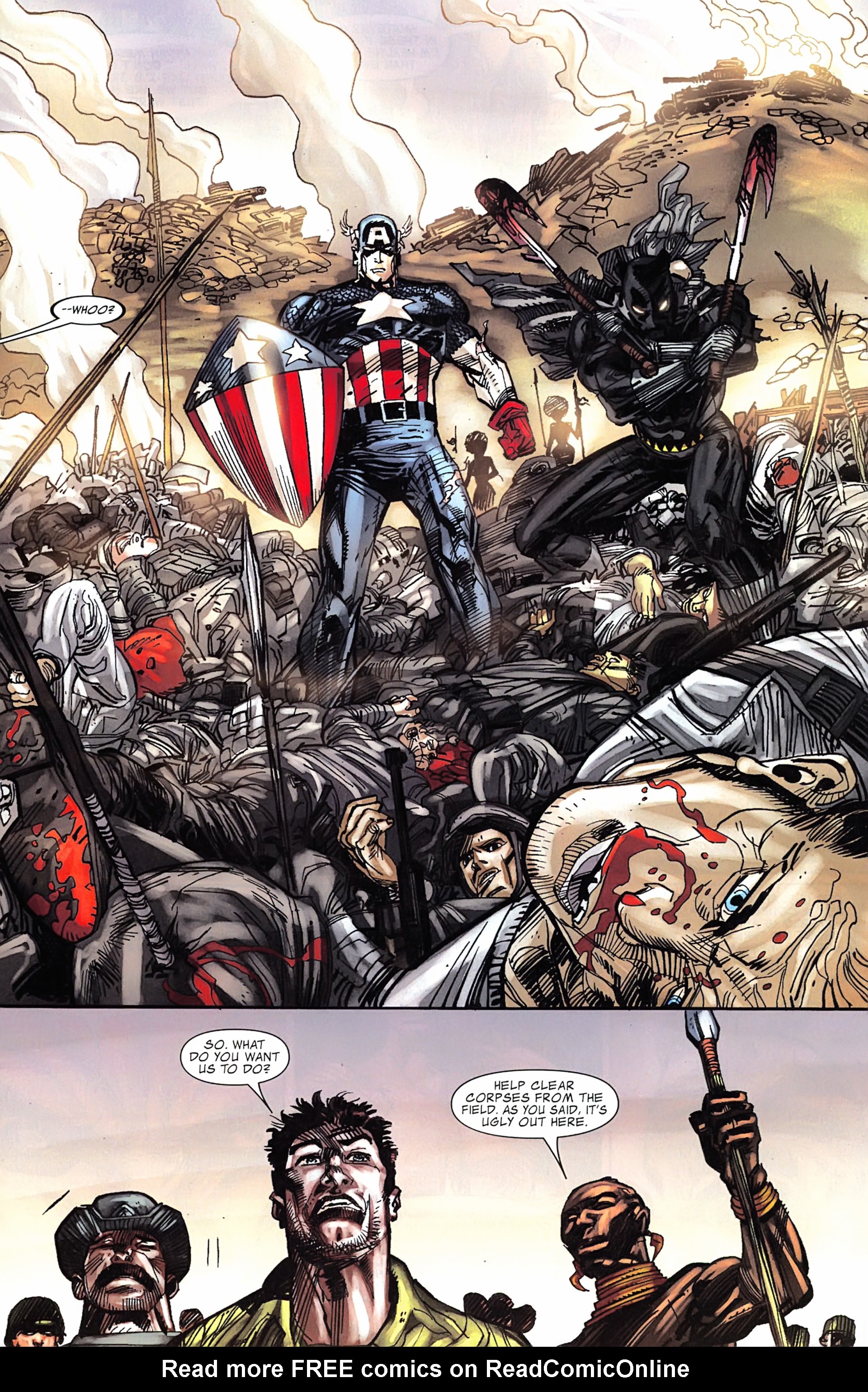 Read online Black Panther/Captain America: Flags Of Our Fathers comic -  Issue #2 - 19