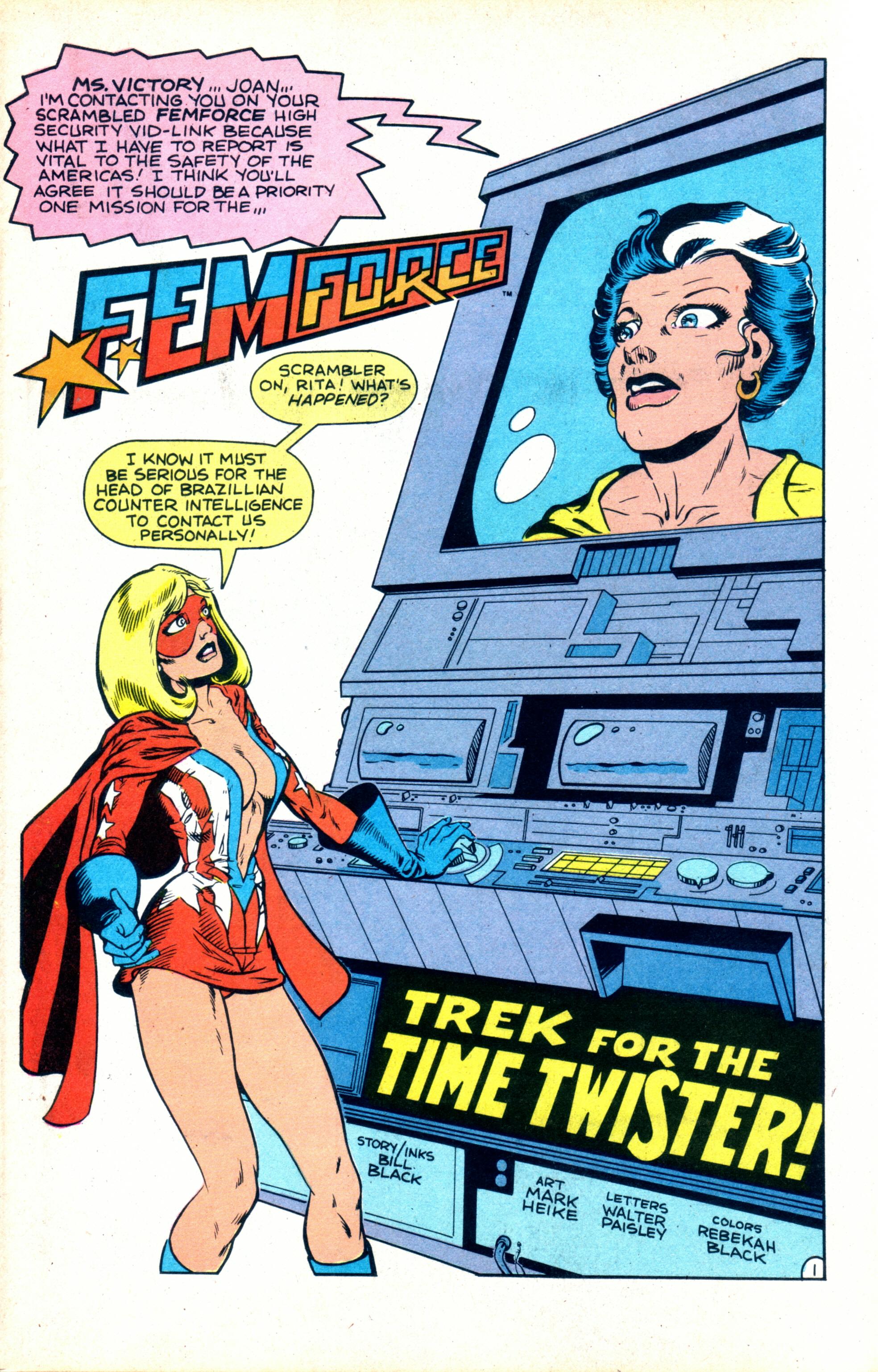 Read online Femforce comic -  Issue #1 - 3