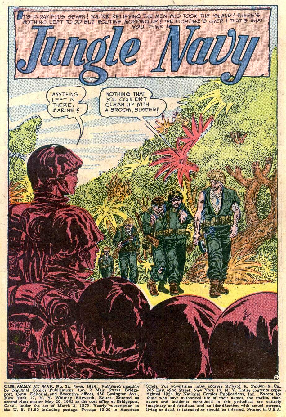 Read online Our Army at War (1952) comic -  Issue #23 - 3