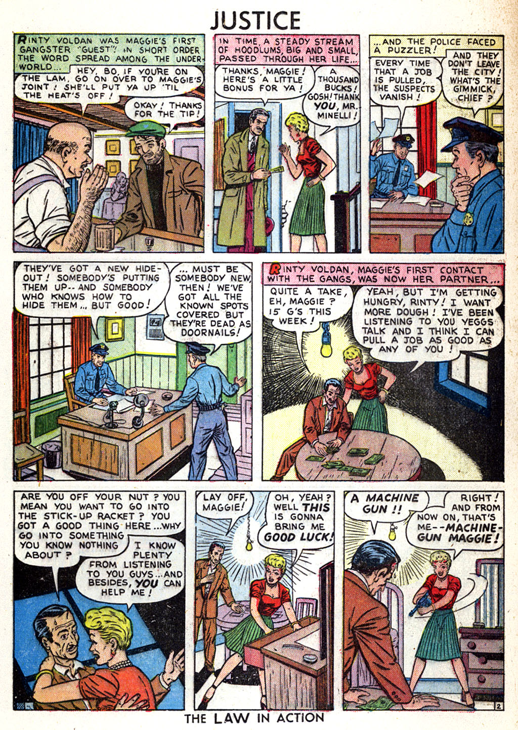 Read online Justice Comics (1948) comic -  Issue #9 - 17