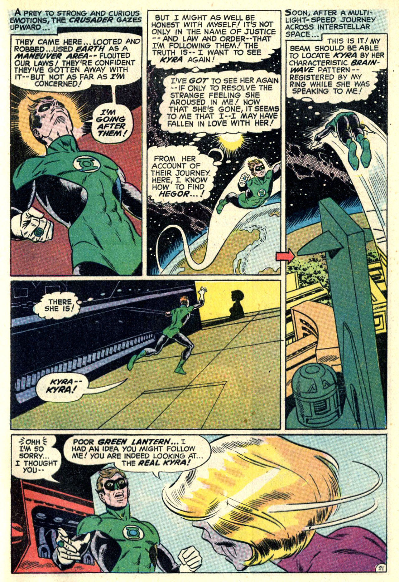 Read online Green Lantern (1960) comic -  Issue #69 - 29