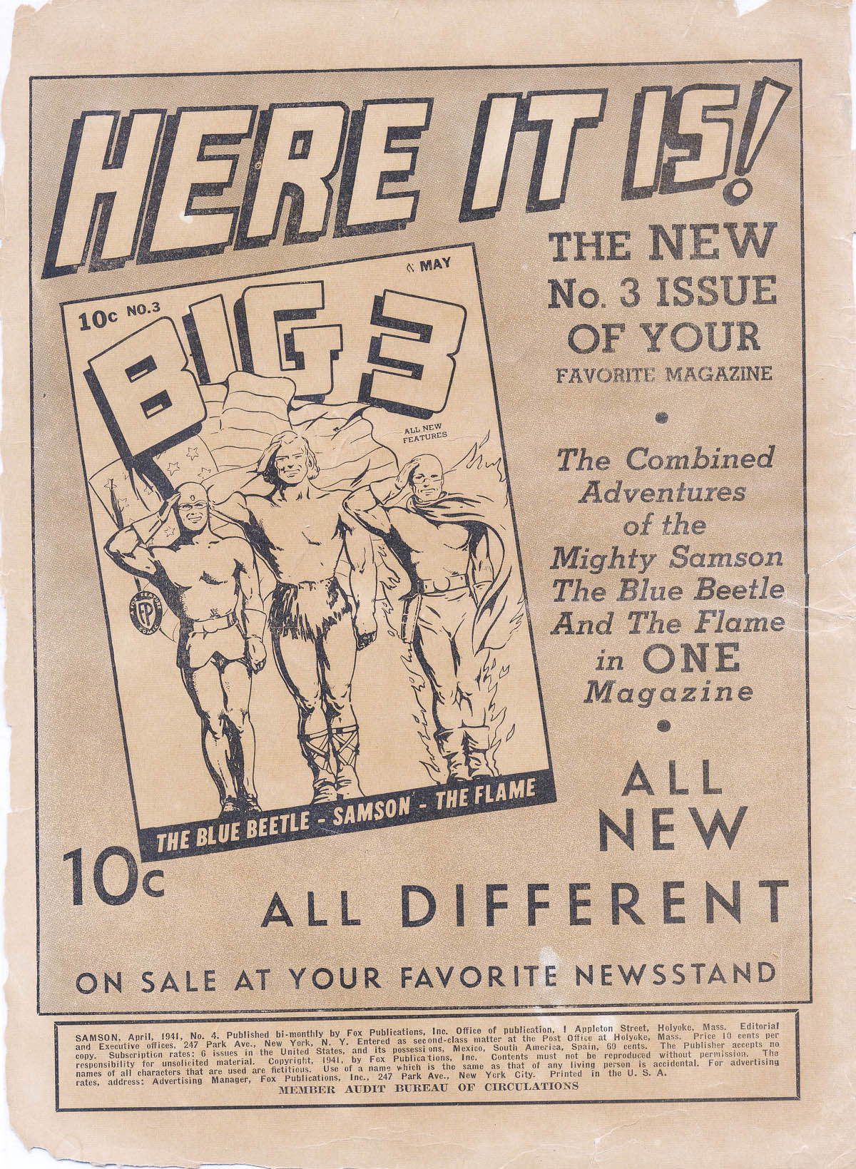 Read online Samson (1940) comic -  Issue #4 - 2