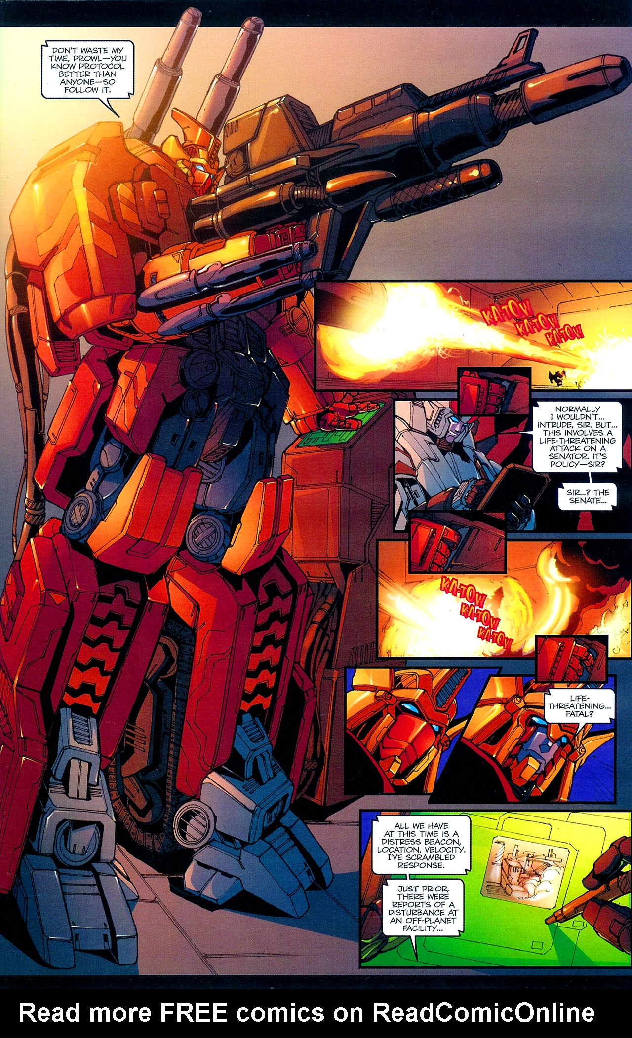 Read online The Transformers Megatron Origin comic -  Issue #1 - 24