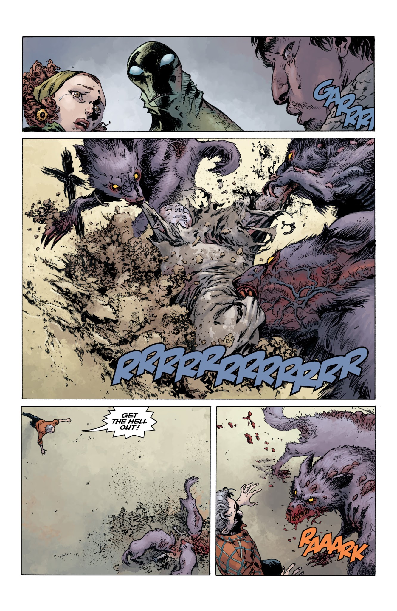 Read online Abe Sapien: Dark and Terrible and The New Race of Man comic -  Issue # TPB - 114