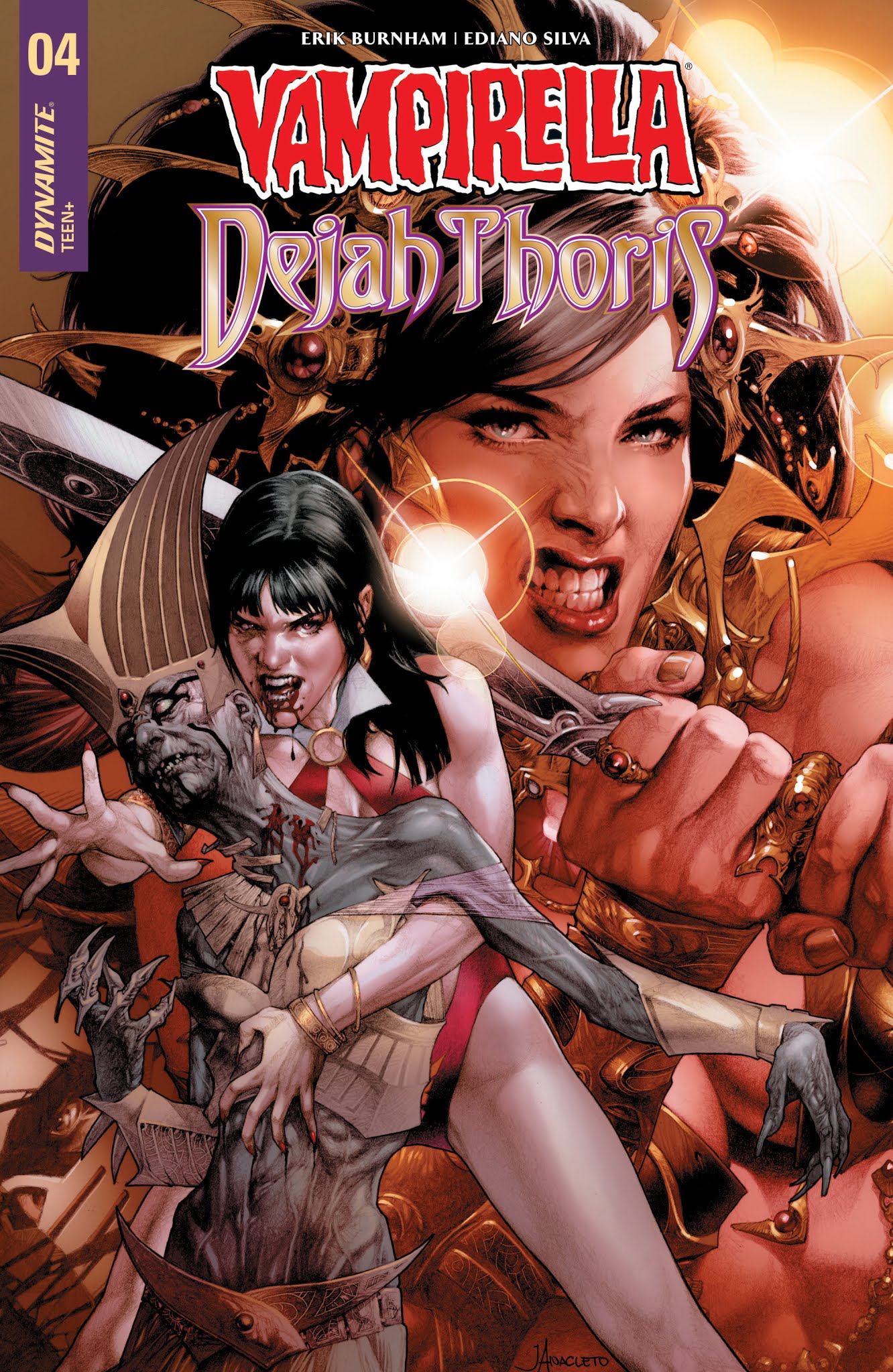 Read online Vampirella/Dejah Thoris comic -  Issue #4 - 4