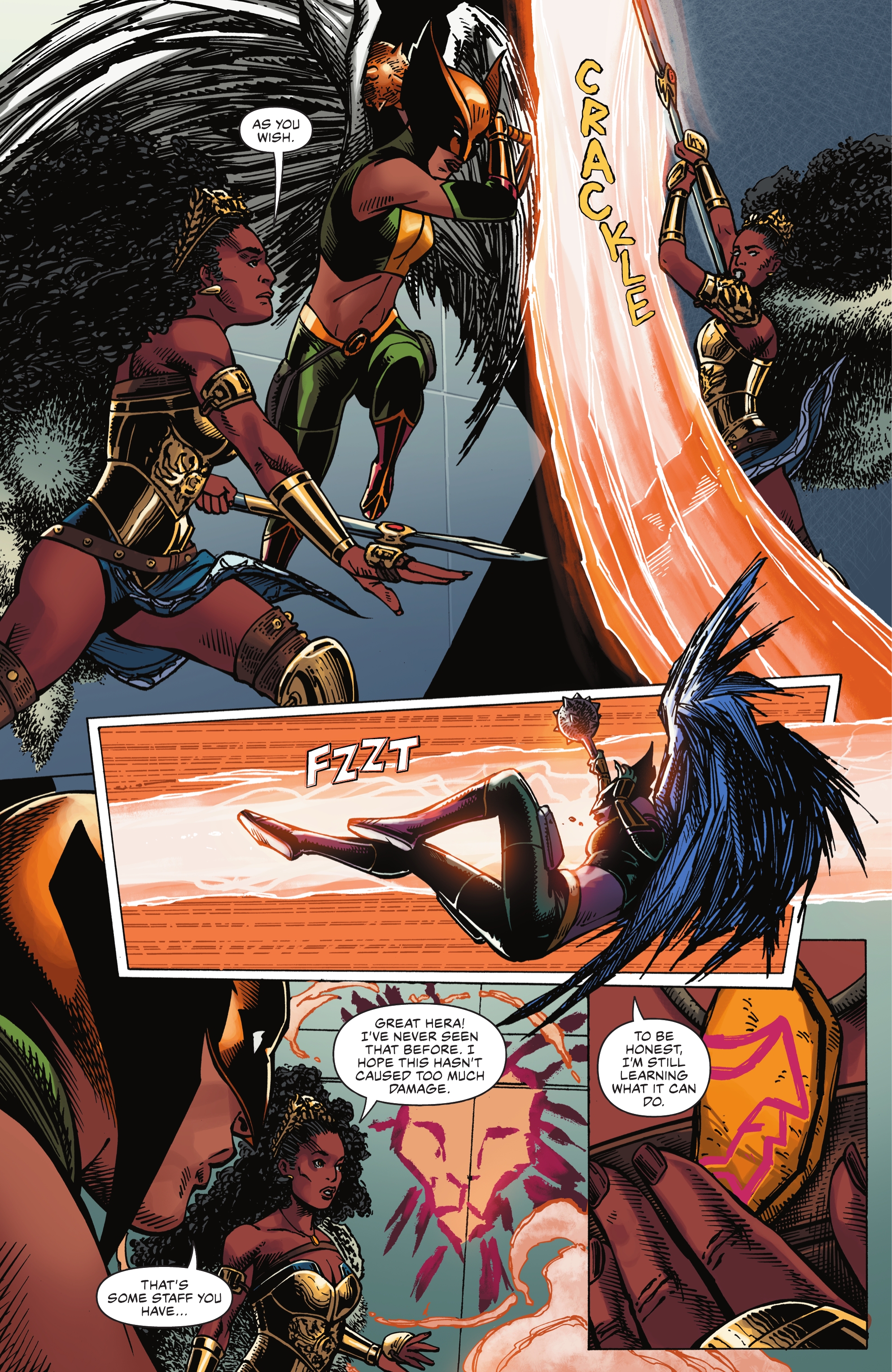 Read online Nubia: Queen of the Amazons comic -  Issue #1 - 19