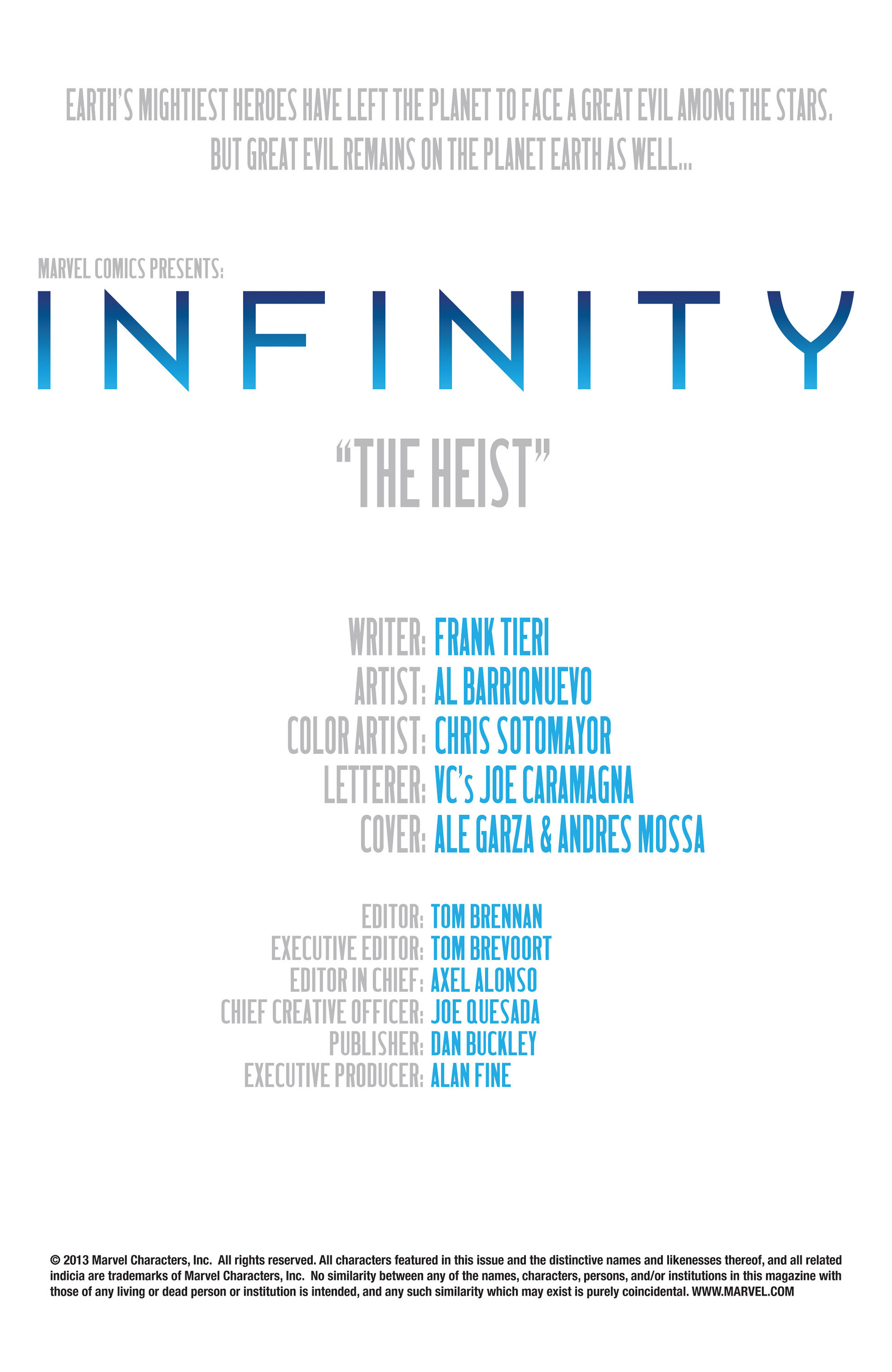Read online Infinity: Heist comic -  Issue #1 - 2