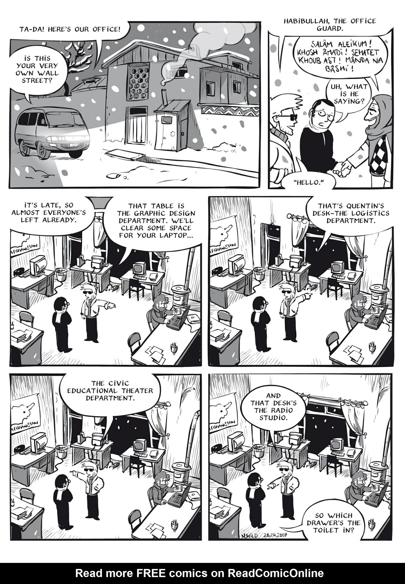 Read online Kabul Disco: How I Managed Not to be Abducted in Afghanistan comic -  Issue # TPB - 17