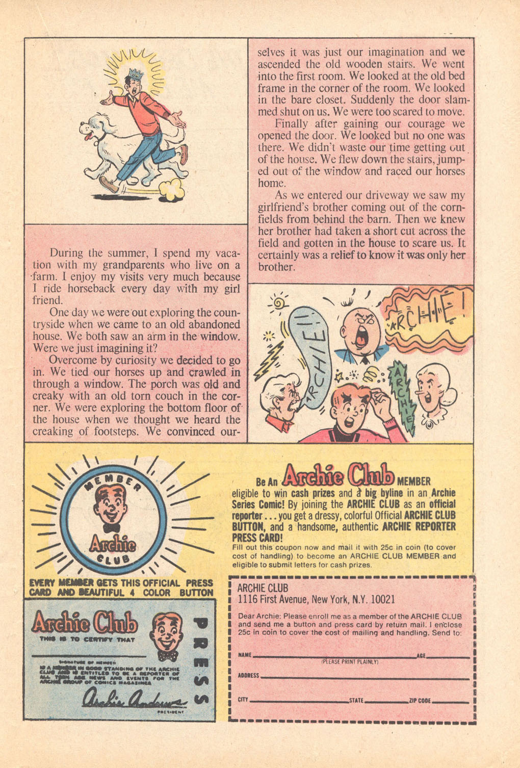 Read online Reggie and Me (1966) comic -  Issue #52 - 35