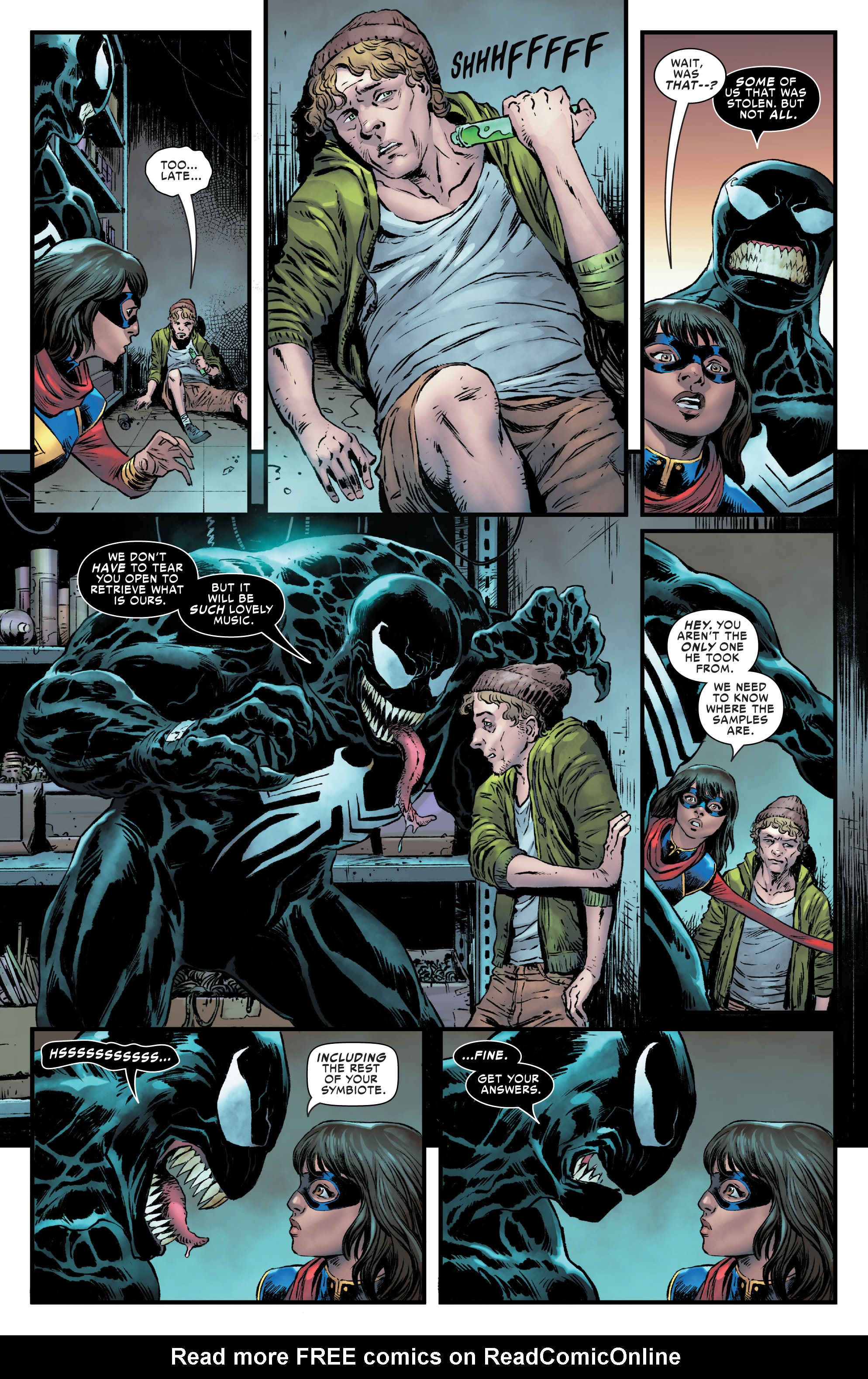 Read online Ms. Marvel & Venom comic -  Issue #1 - 15