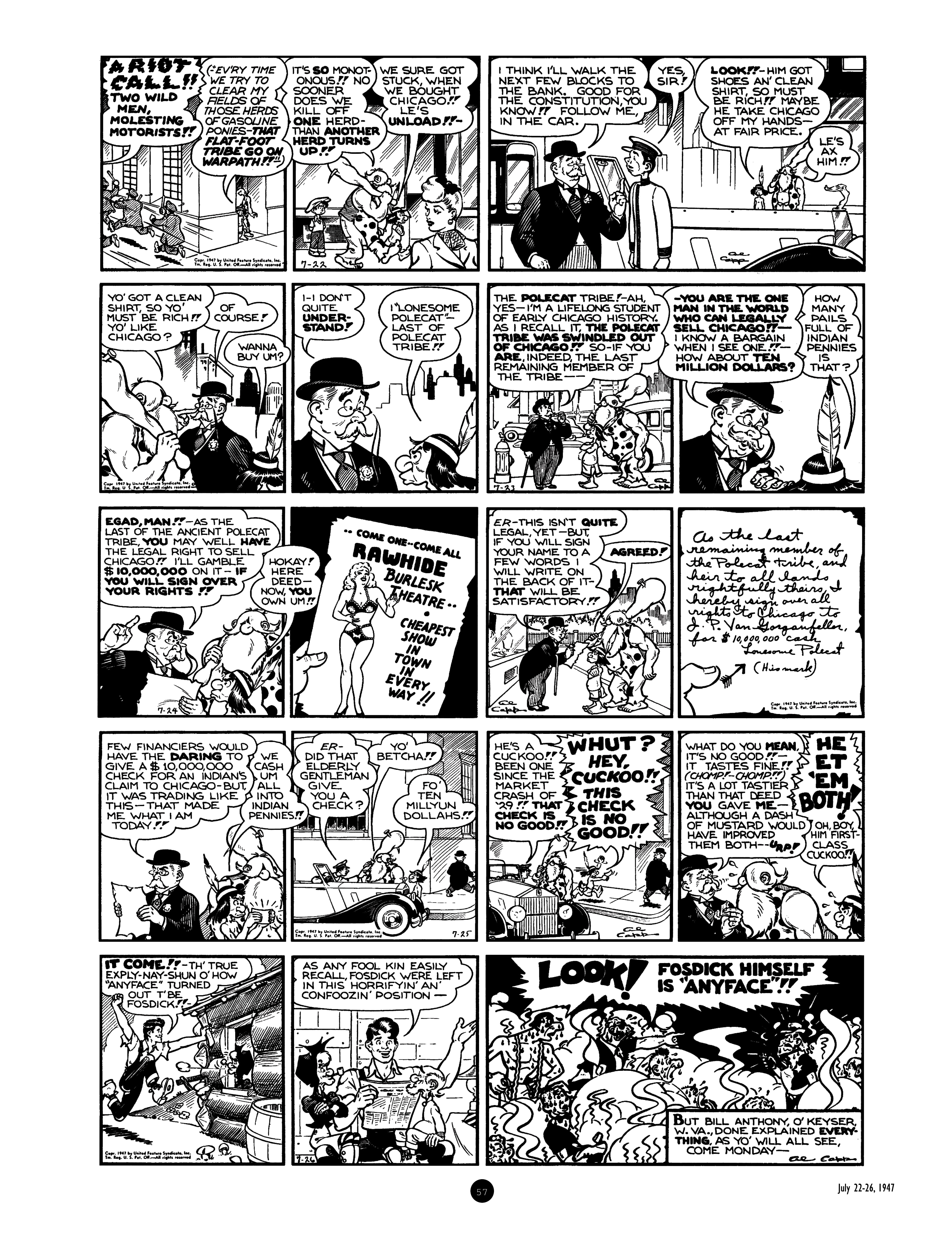 Read online Al Capp's Li'l Abner Complete Daily & Color Sunday Comics comic -  Issue # TPB 7 (Part 1) - 57