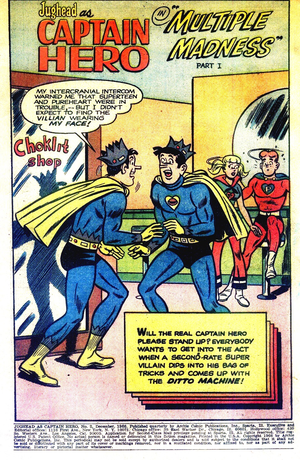 Read online Jughead As Captain Hero comic -  Issue #2 - 3