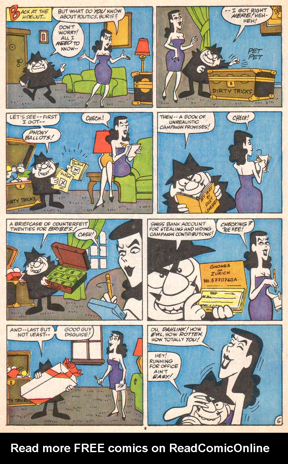 Read online Bullwinkle and Rocky comic -  Issue #8 - 10