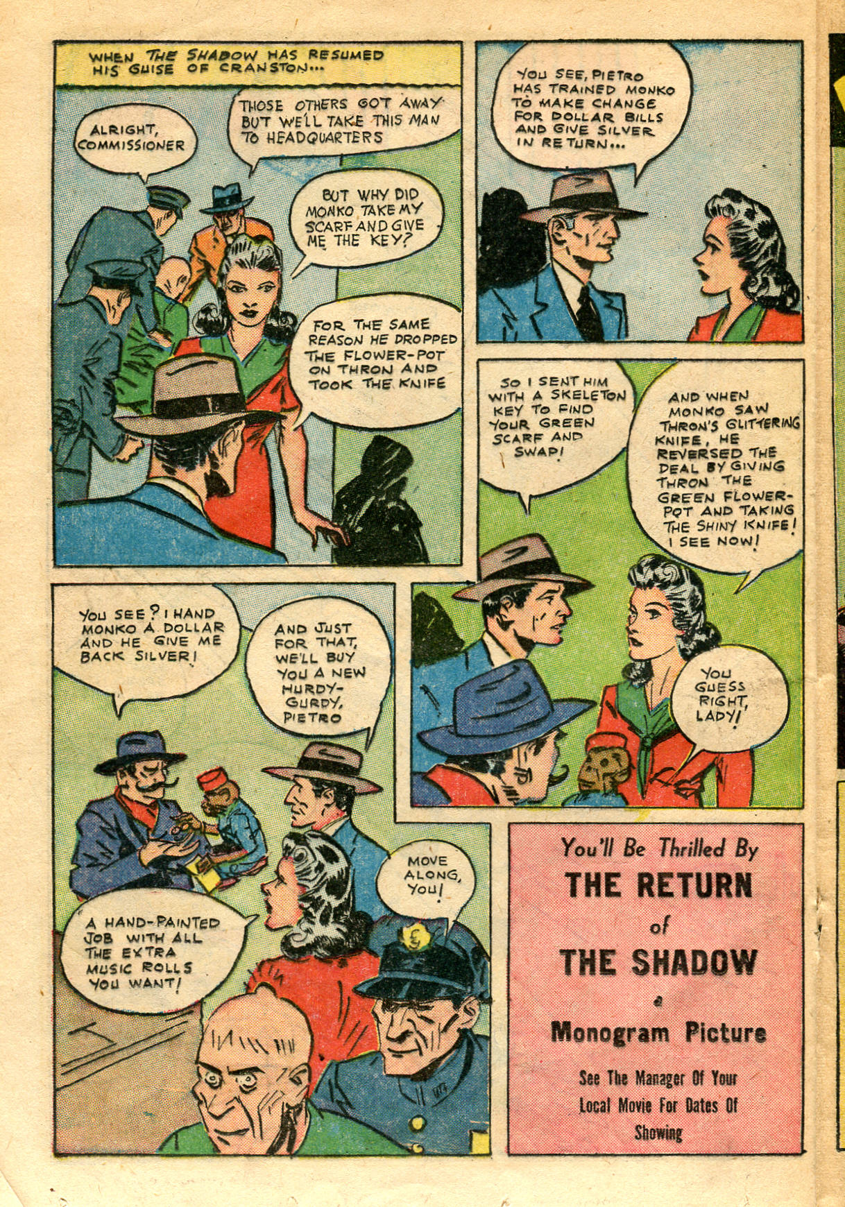 Read online Shadow Comics comic -  Issue #62 - 31