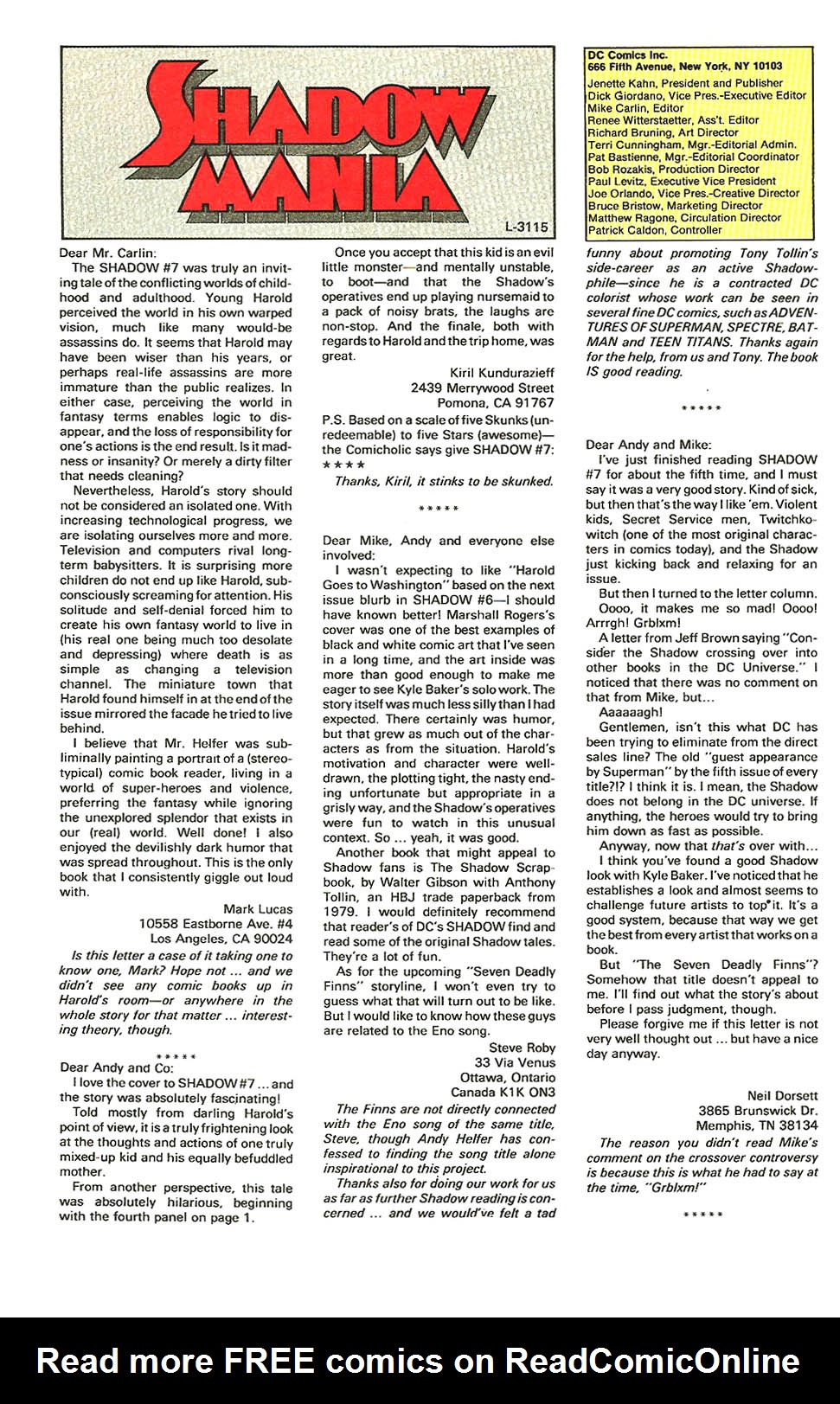 Read online The Shadow (1987) comic -  Issue #11 - 30