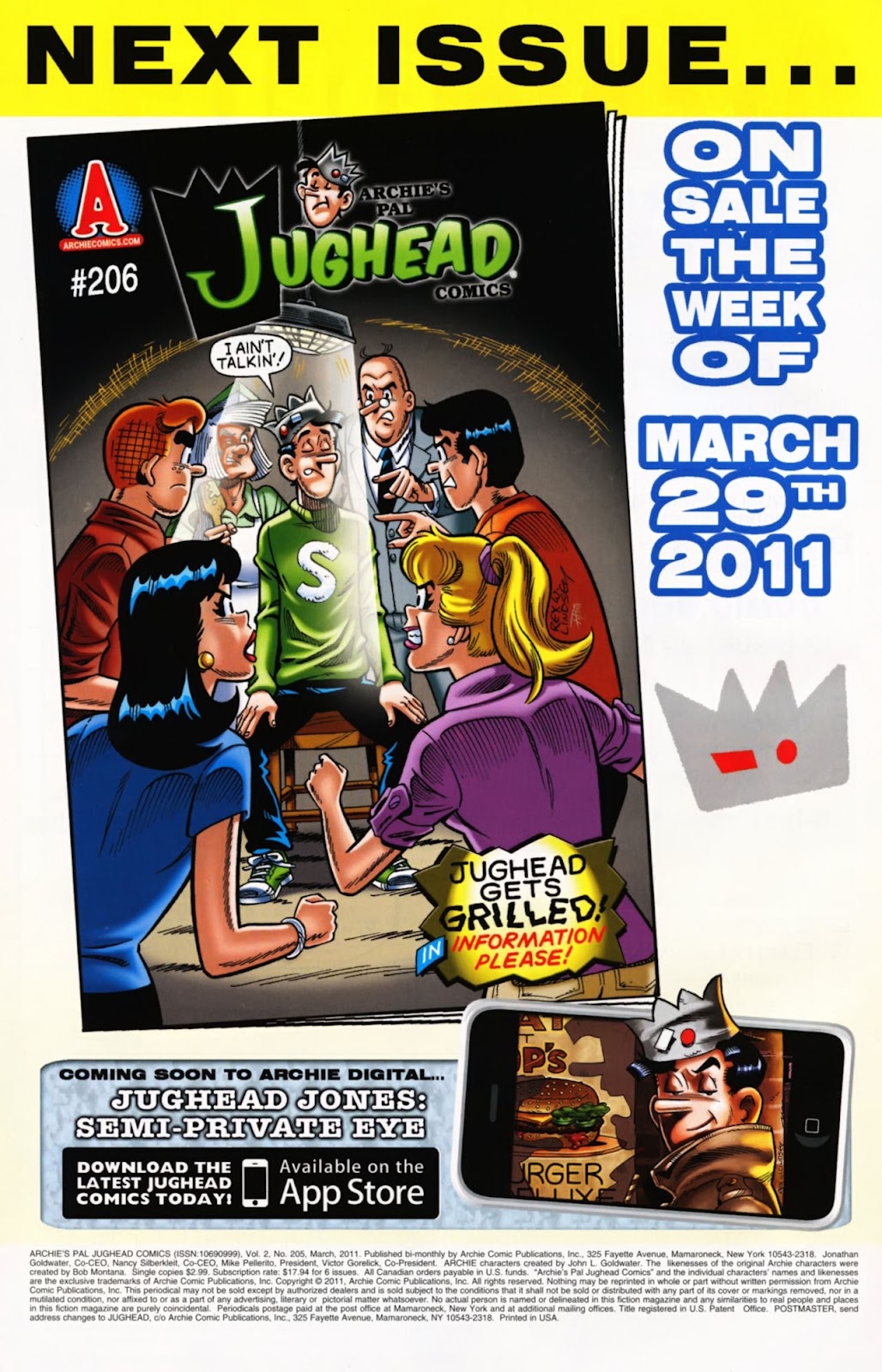 Archie's Pal Jughead Comics issue 205 - Page 34