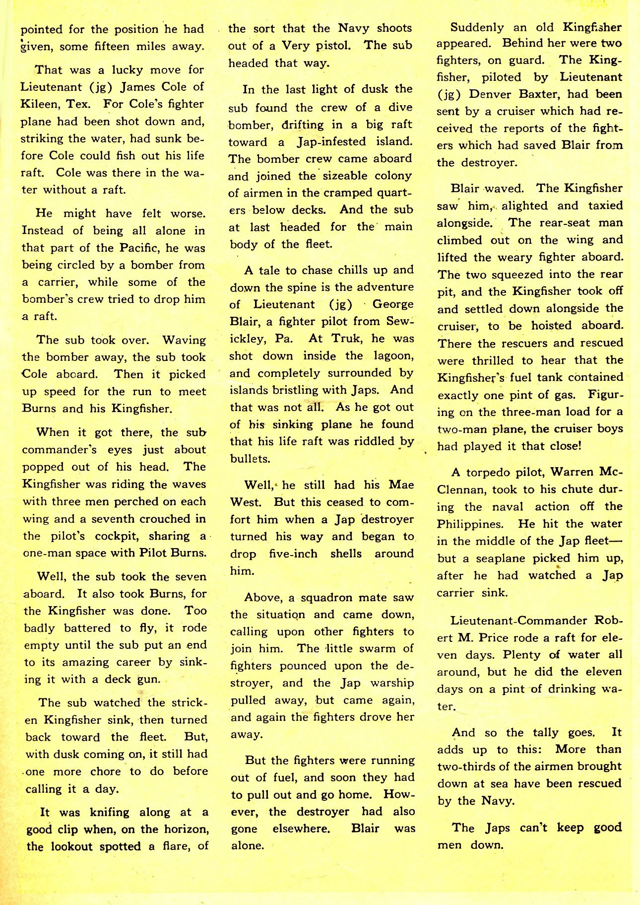 Read online Wings Comics comic -  Issue #61 - 35