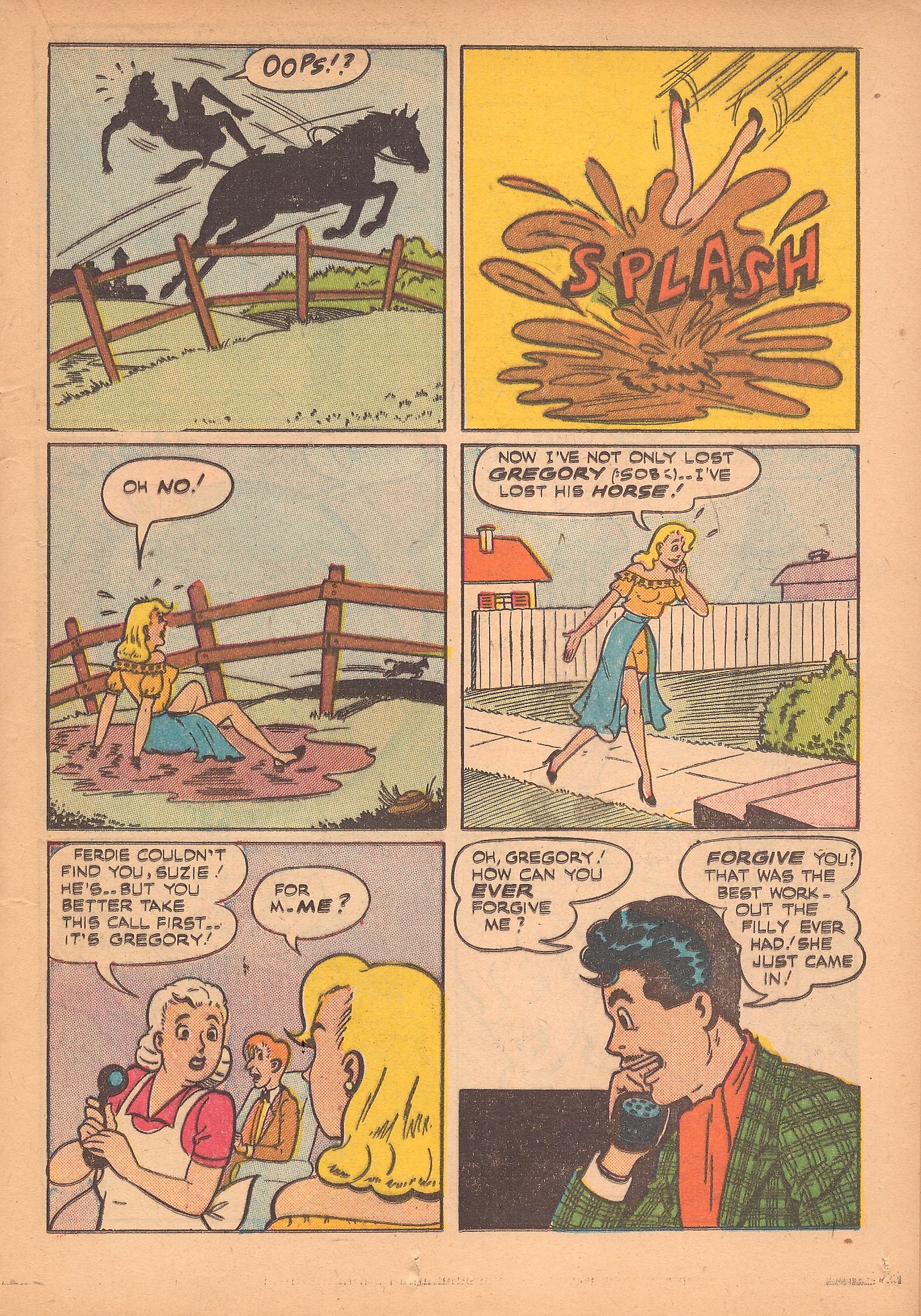 Read online Suzie Comics comic -  Issue #65 - 17