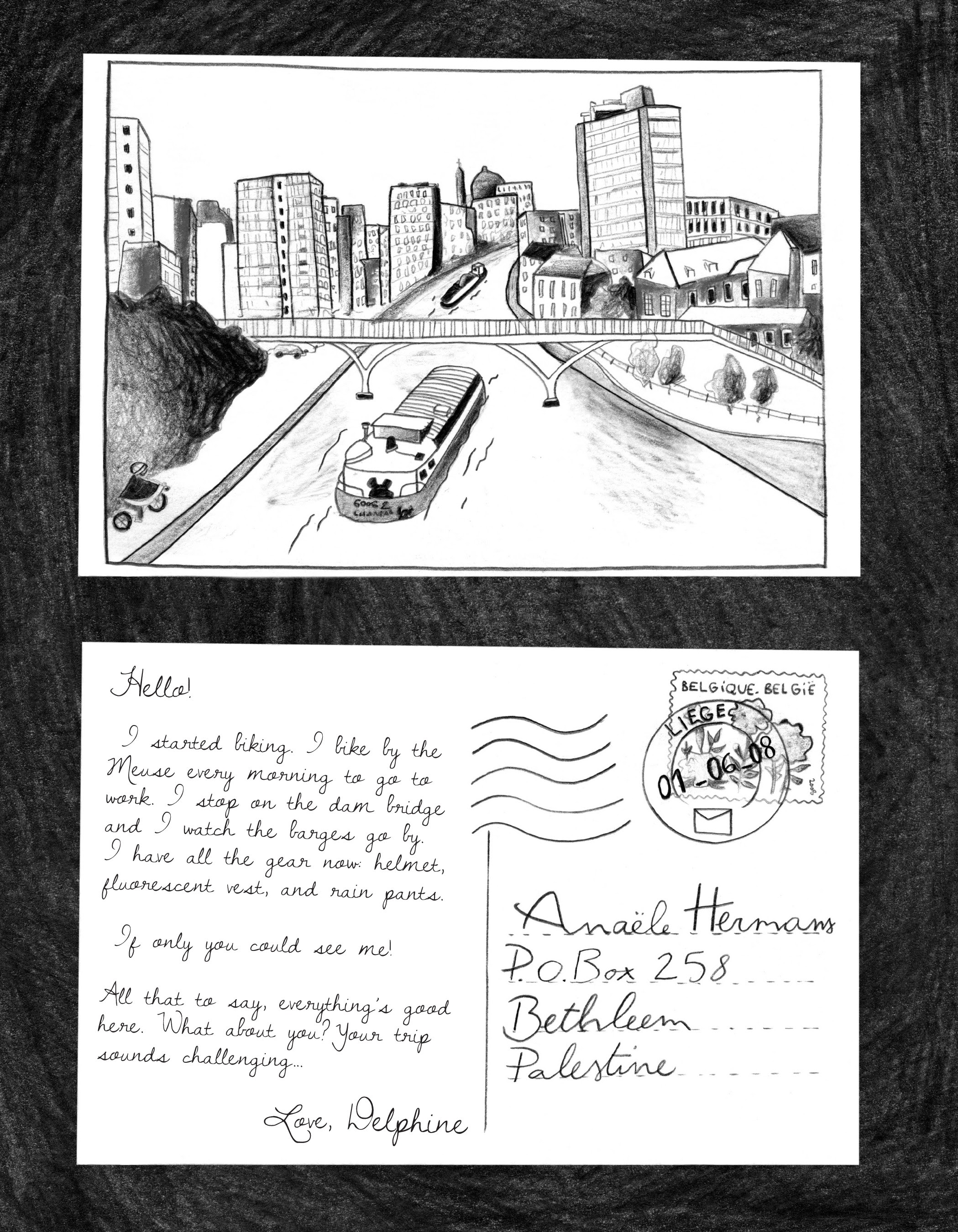 Read online Green Almonds: Letters from Palestine comic -  Issue # TPB (Part 1) - 57