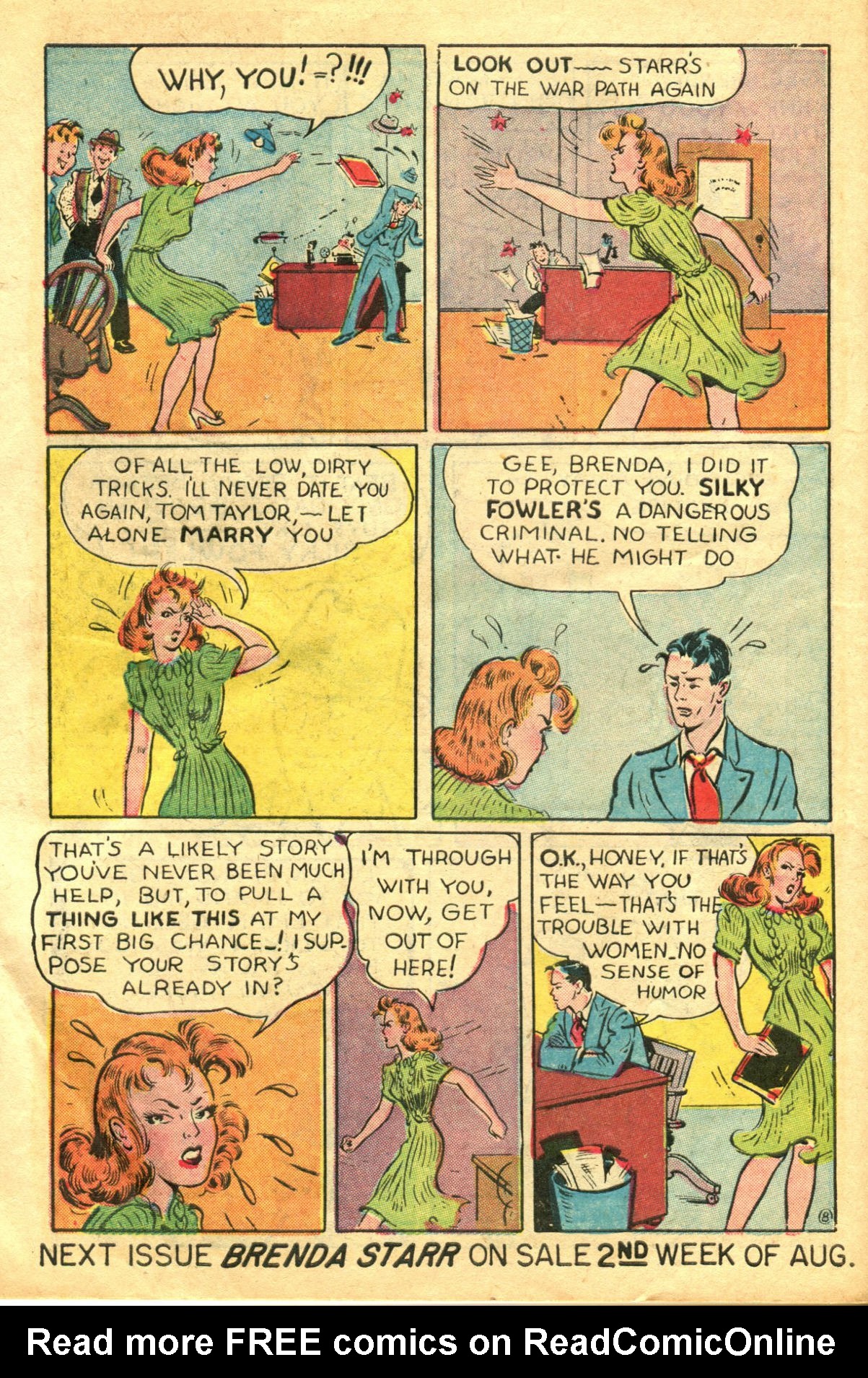 Read online Brenda Starr (1947) comic -  Issue #13 - 10