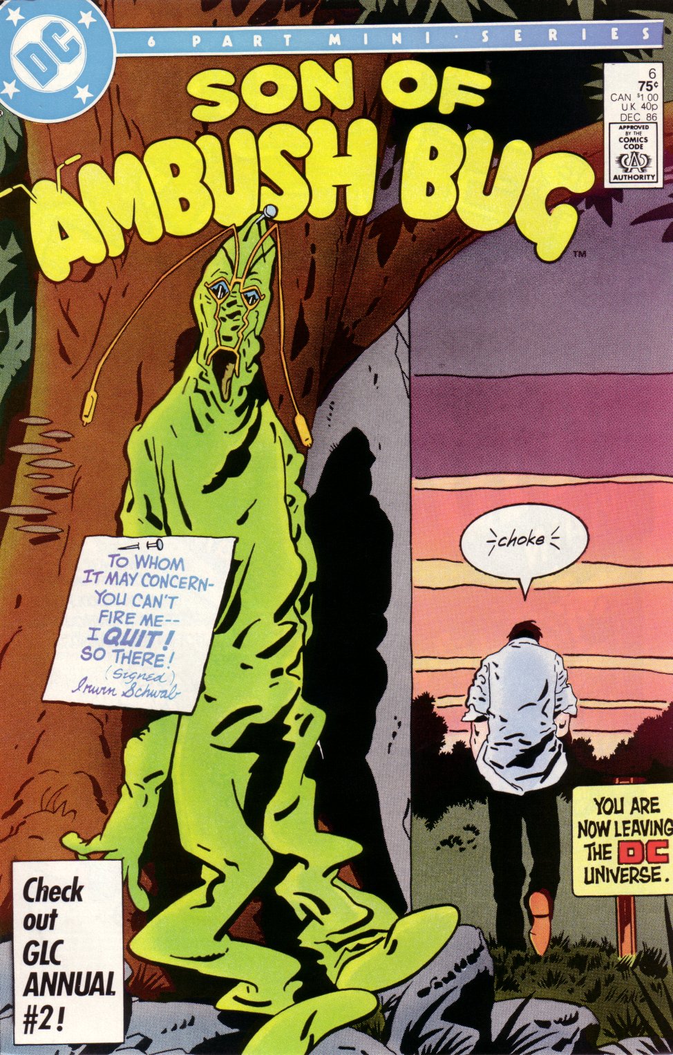 Read online Son of Ambush Bug comic -  Issue #6 - 1