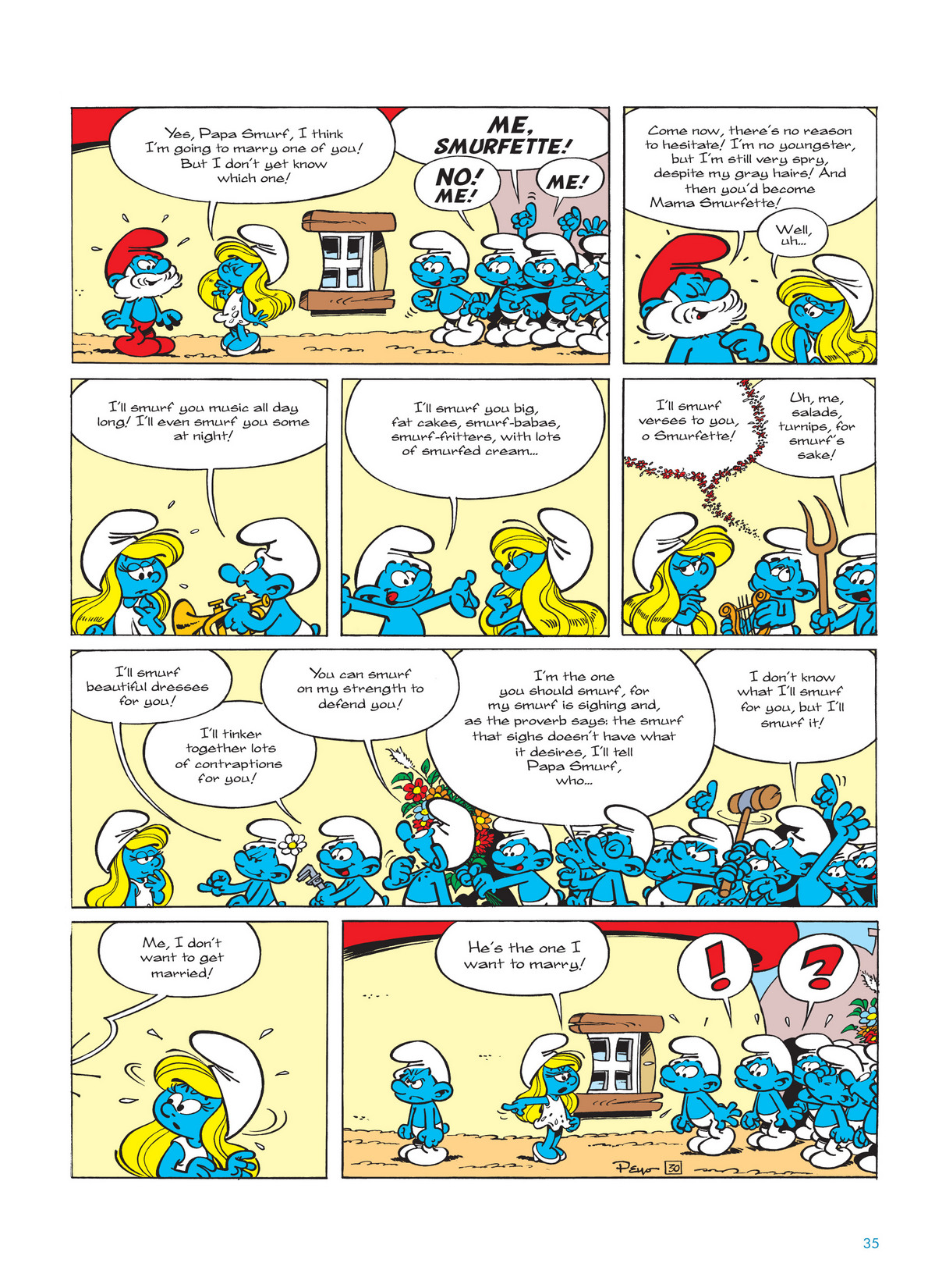 Read online The Smurfs comic -  Issue #10 - 36