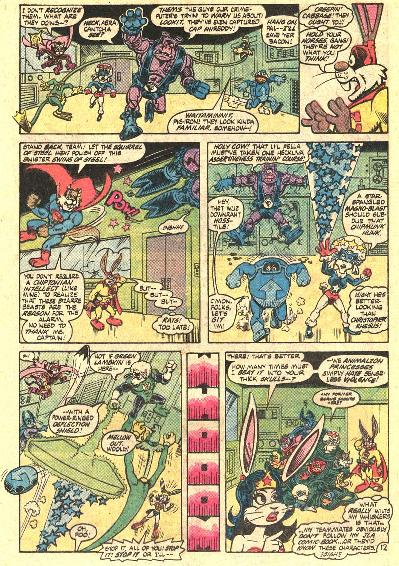 Read online Captain Carrot and His Amazing Zoo Crew! comic -  Issue #14 - 13