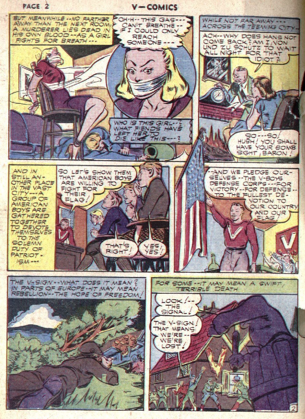 Read online V...- Comics comic -  Issue #1 - 4