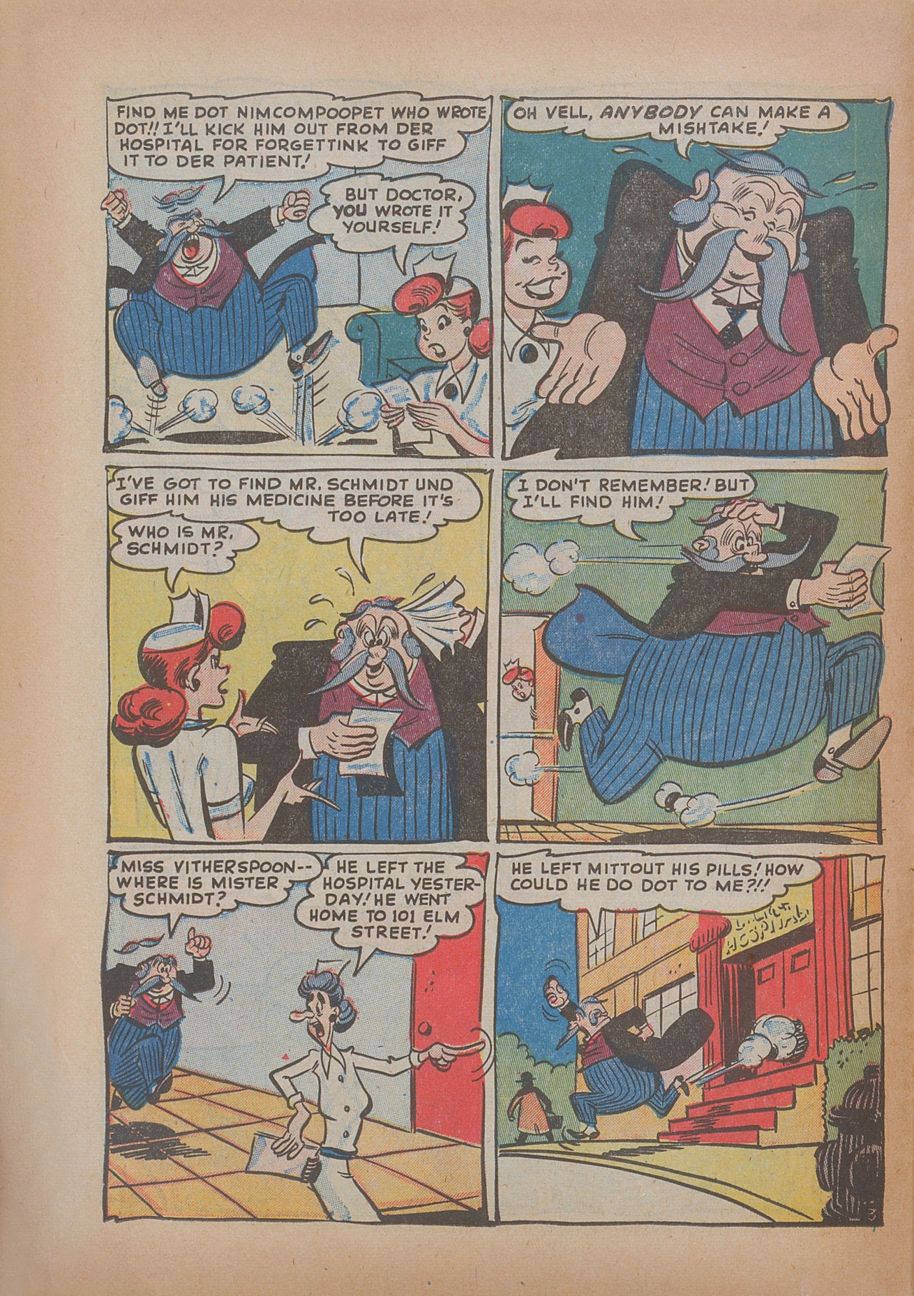 Read online Nellie The Nurse (1945) comic -  Issue #30 - 14