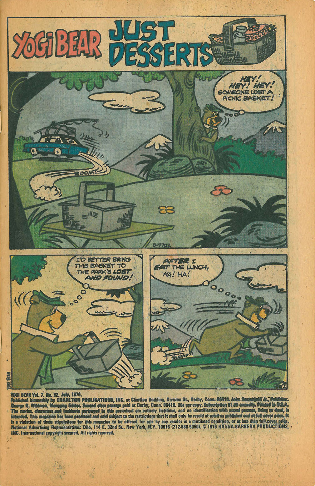 Read online Yogi Bear (1970) comic -  Issue #32 - 3