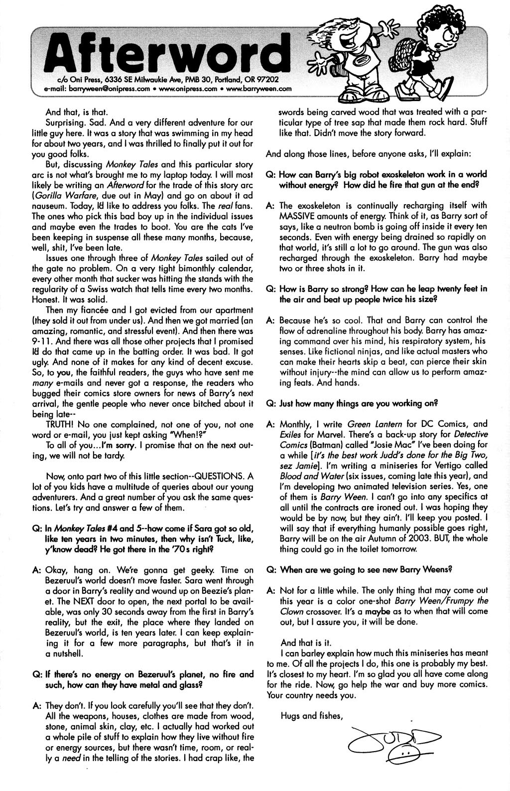 Read online The Adventures of Barry Ween, Boy Genius 3: Monkey Tales comic -  Issue #6 - 34