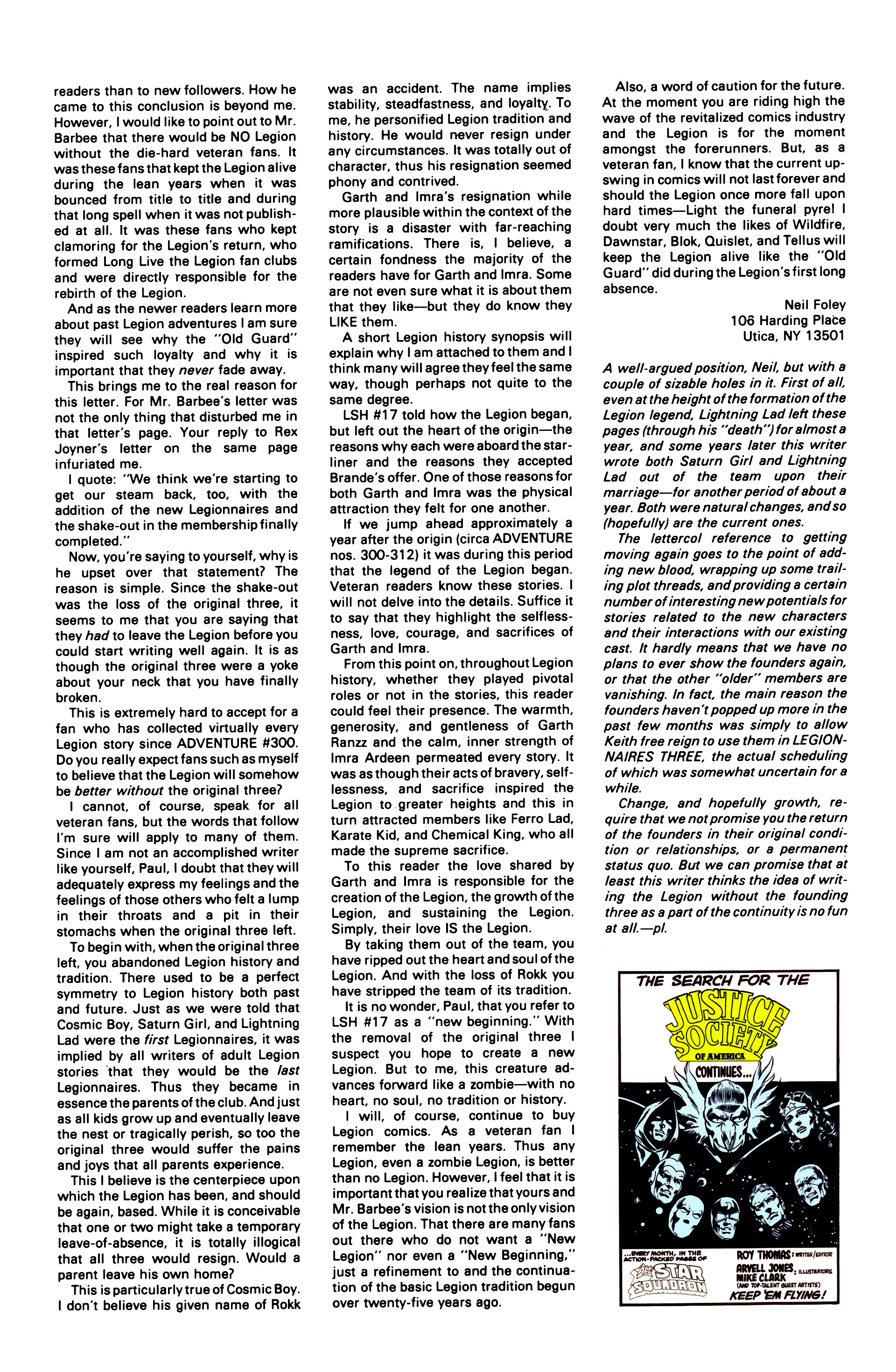 Read online Legion of Super-Heroes (1984) comic -  Issue #22 - 32