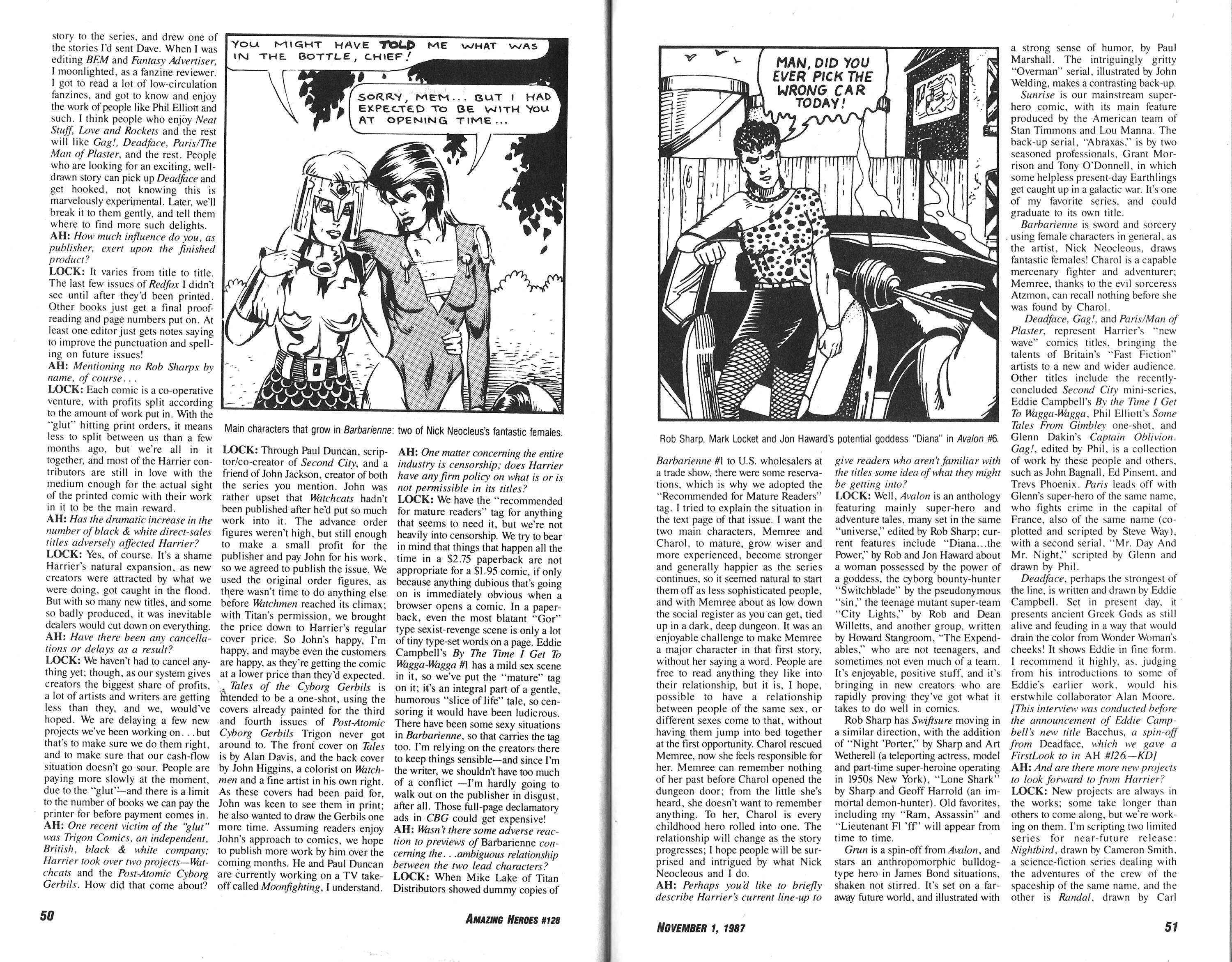 Read online Amazing Heroes comic -  Issue #128 - 26