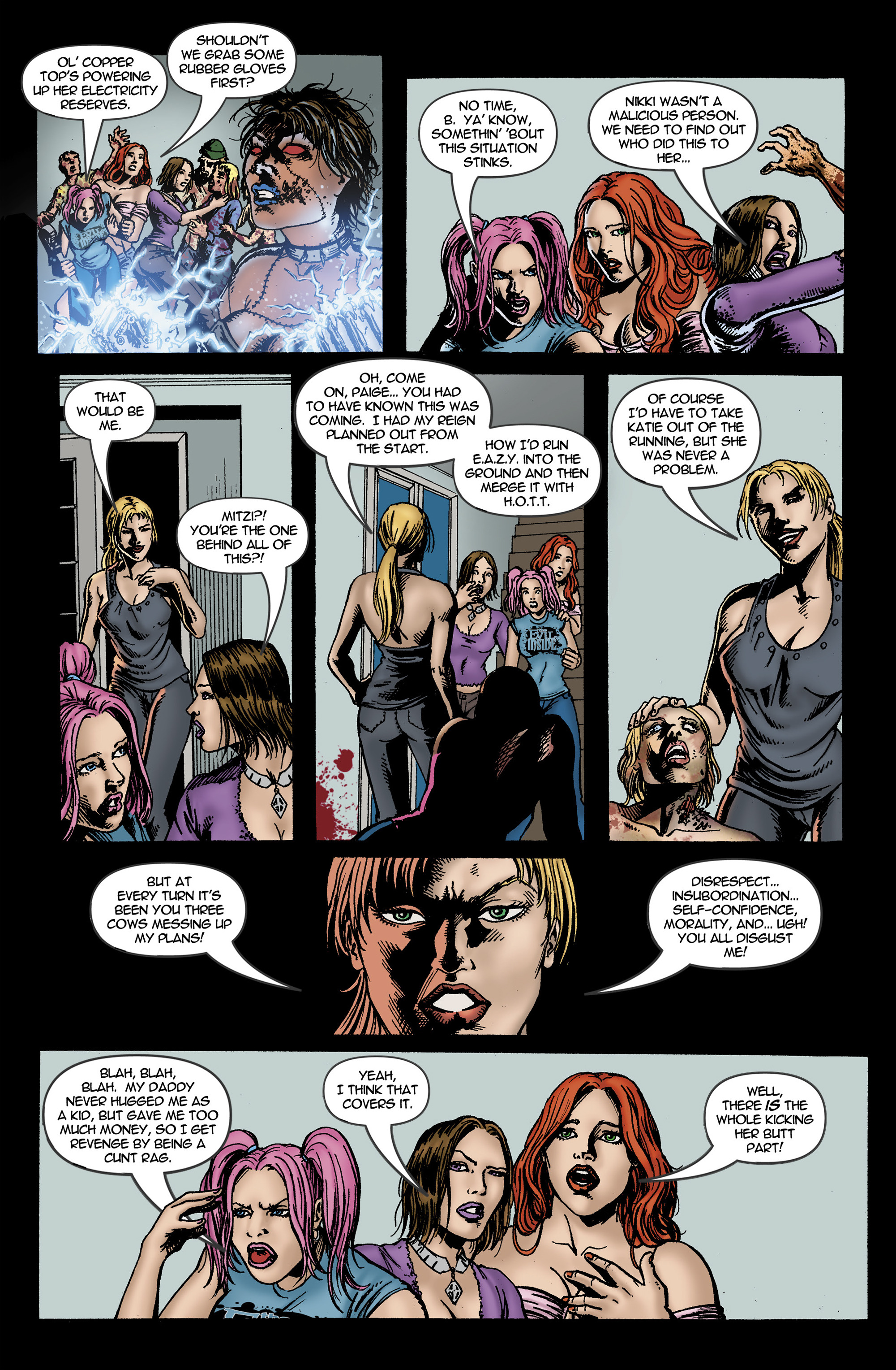 Read online Chaos Campus: Sorority Girls Vs. Zombies comic -  Issue #15 - 16