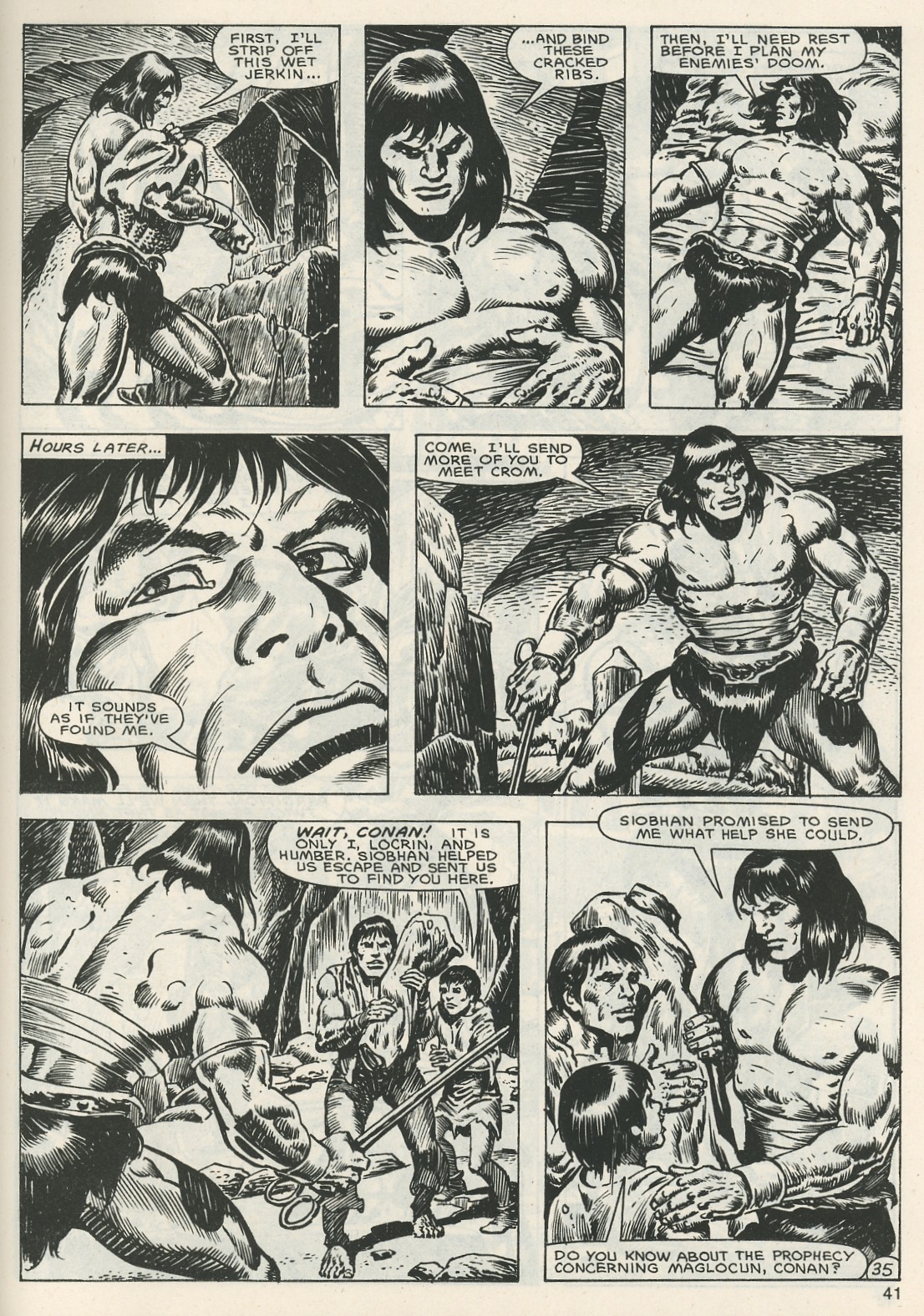 Read online The Savage Sword Of Conan comic -  Issue #119 - 40
