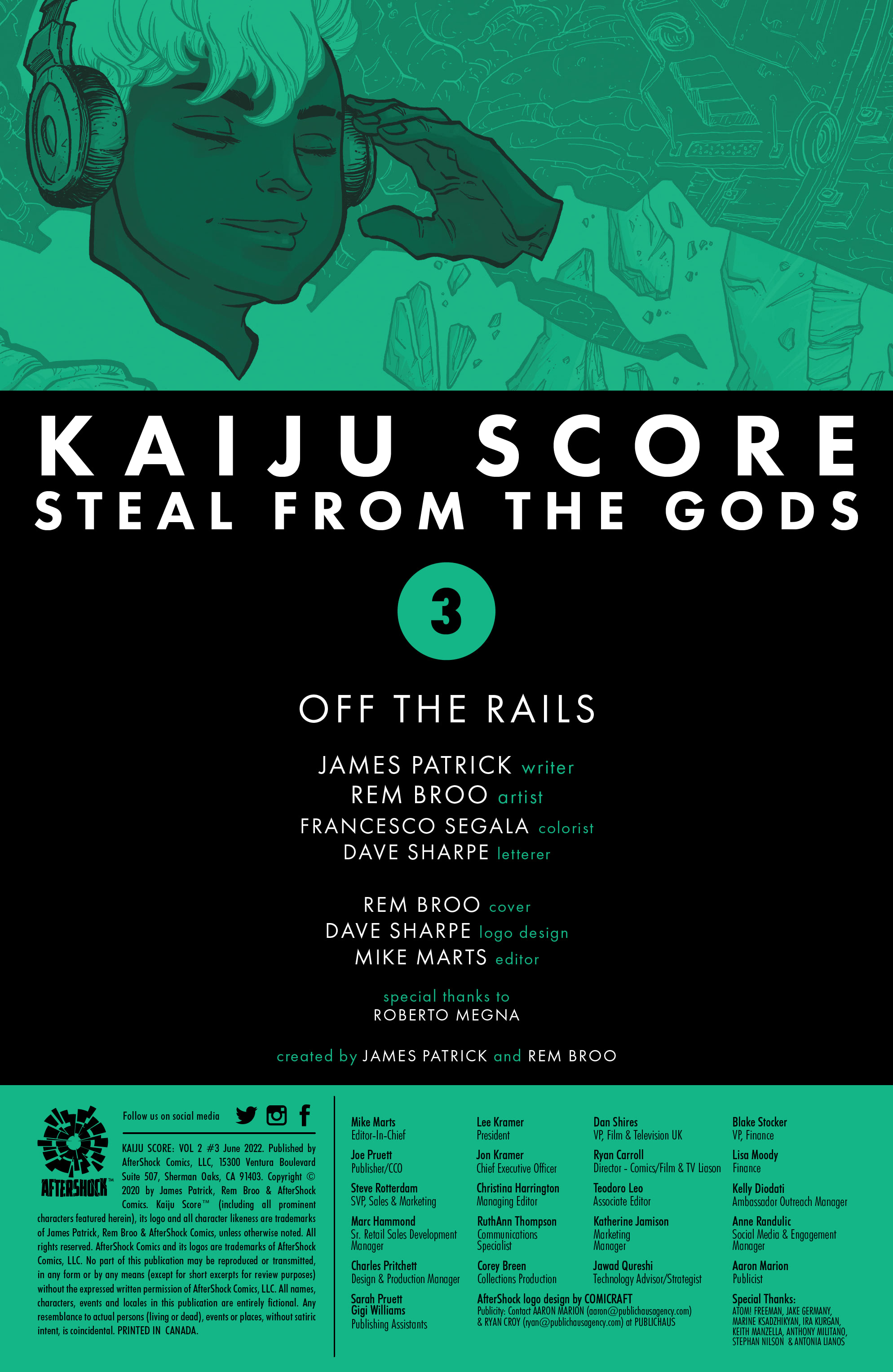 Read online Kaiju Score: Steal From the Gods comic -  Issue #3 - 2