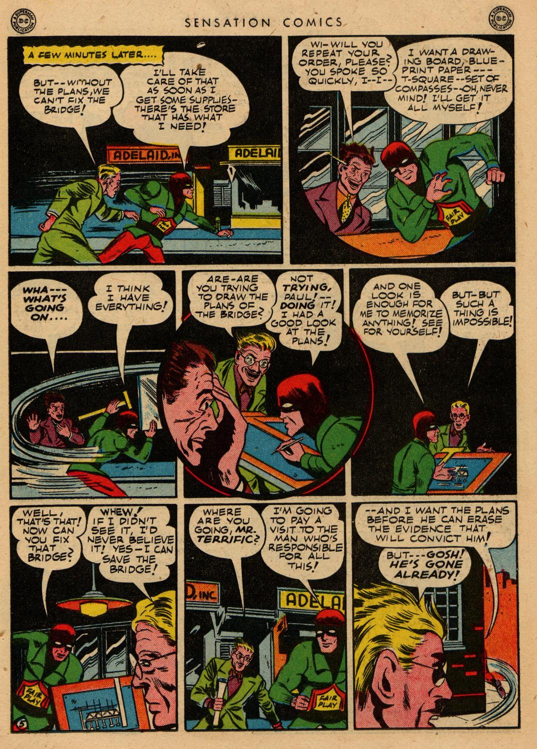 Read online Sensation (Mystery) Comics comic -  Issue #36 - 38