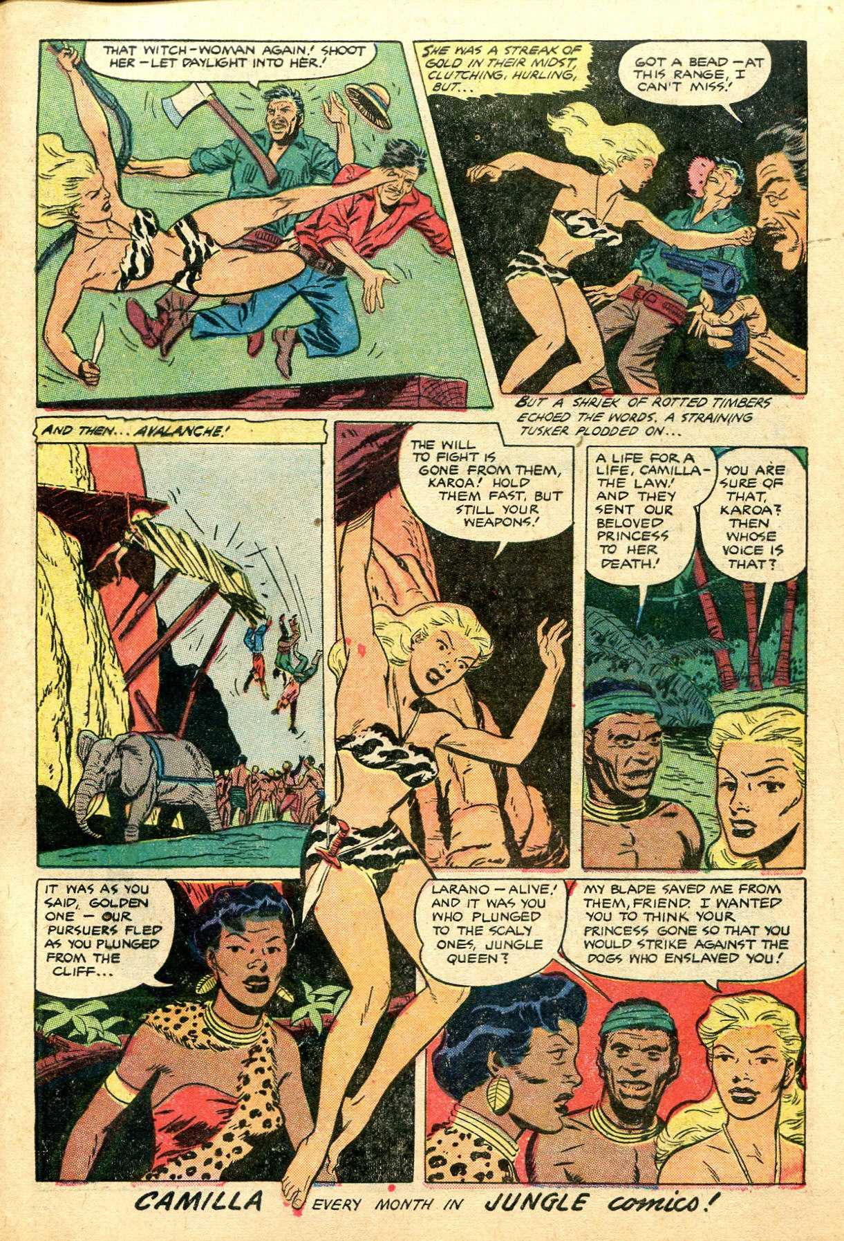 Read online Jungle Comics comic -  Issue #146 - 33