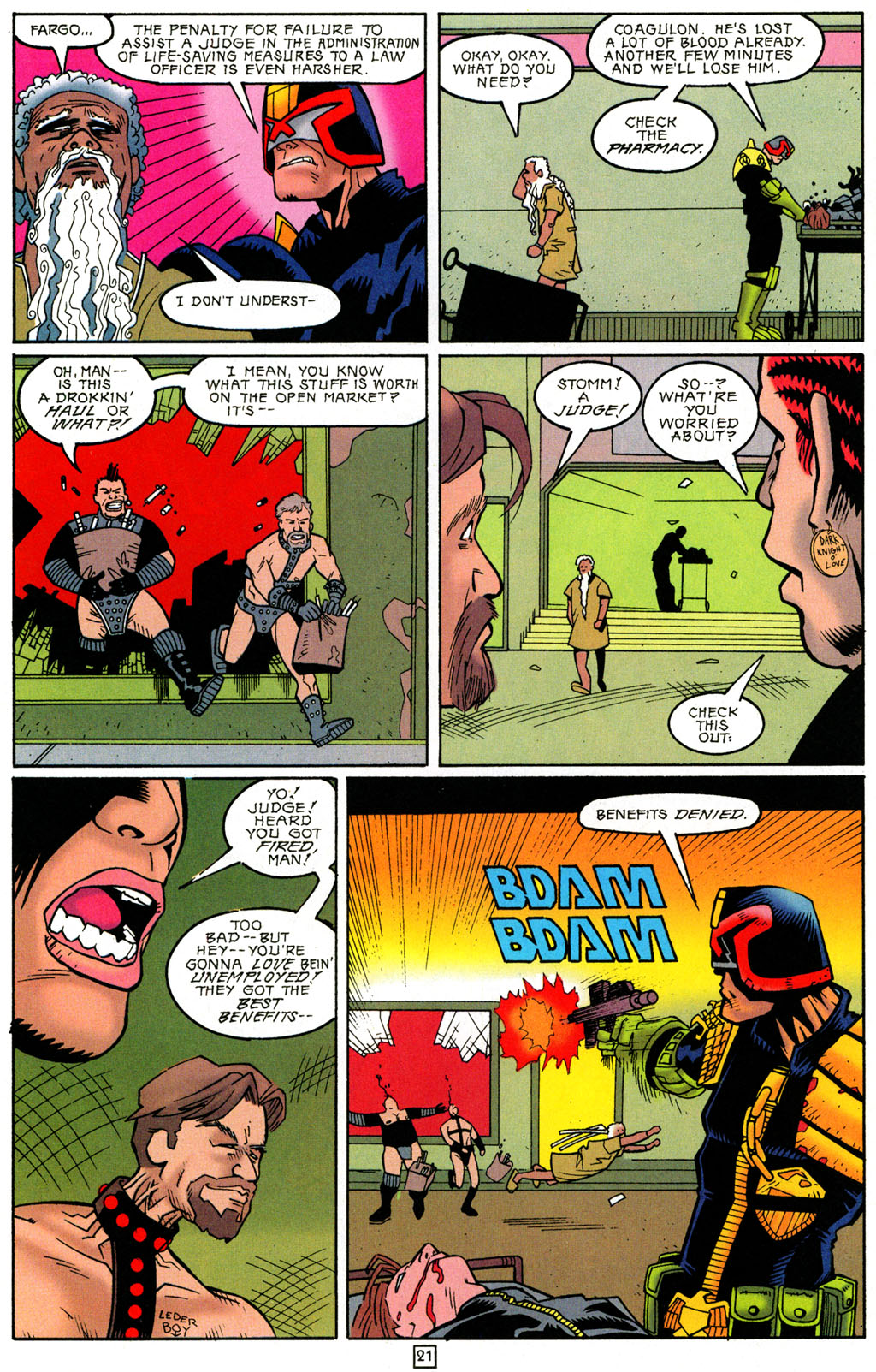 Read online Judge Dredd (1994) comic -  Issue #4 - 22