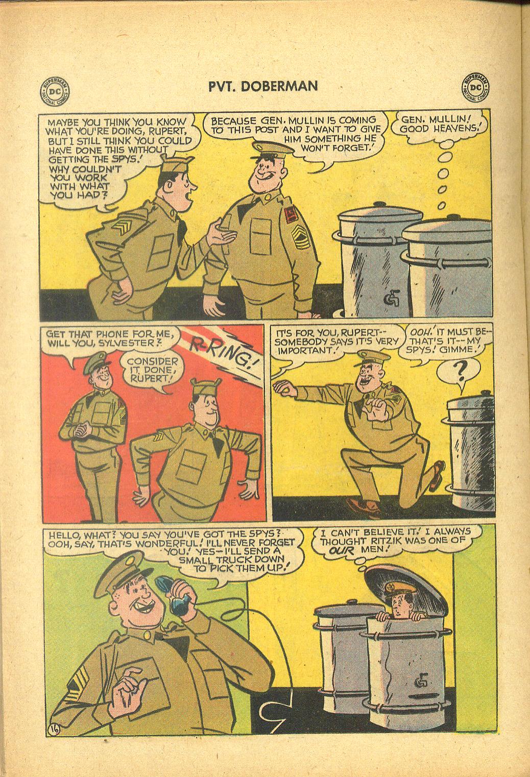 Read online Sgt. Bilko's Pvt. Doberman comic -  Issue #1 - 20
