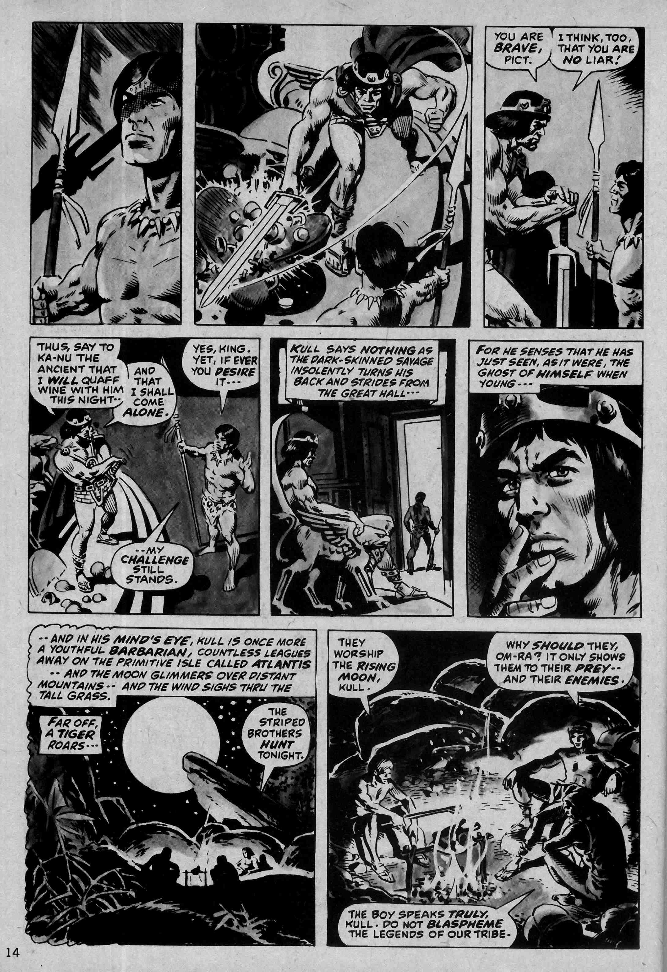 Read online Kull and the Barbarians comic -  Issue #1 - 14