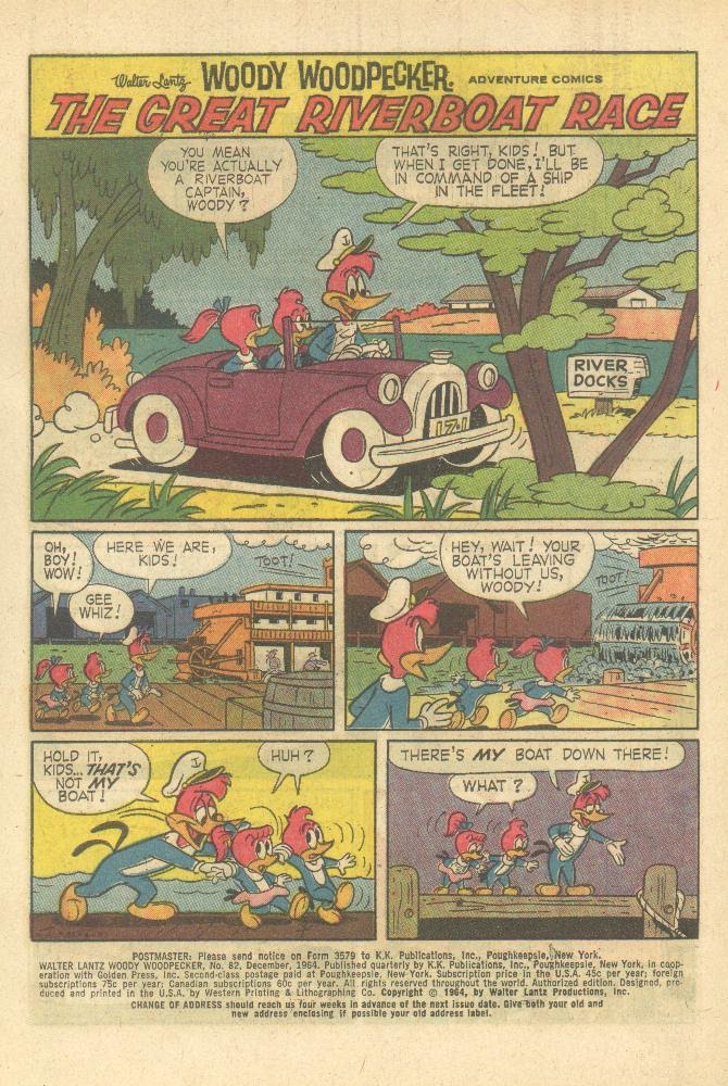Read online Walter Lantz Woody Woodpecker (1962) comic -  Issue #82 - 3