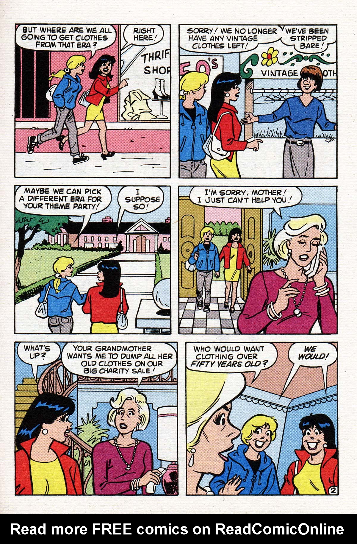 Read online Betty and Veronica Digest Magazine comic -  Issue #128 - 55