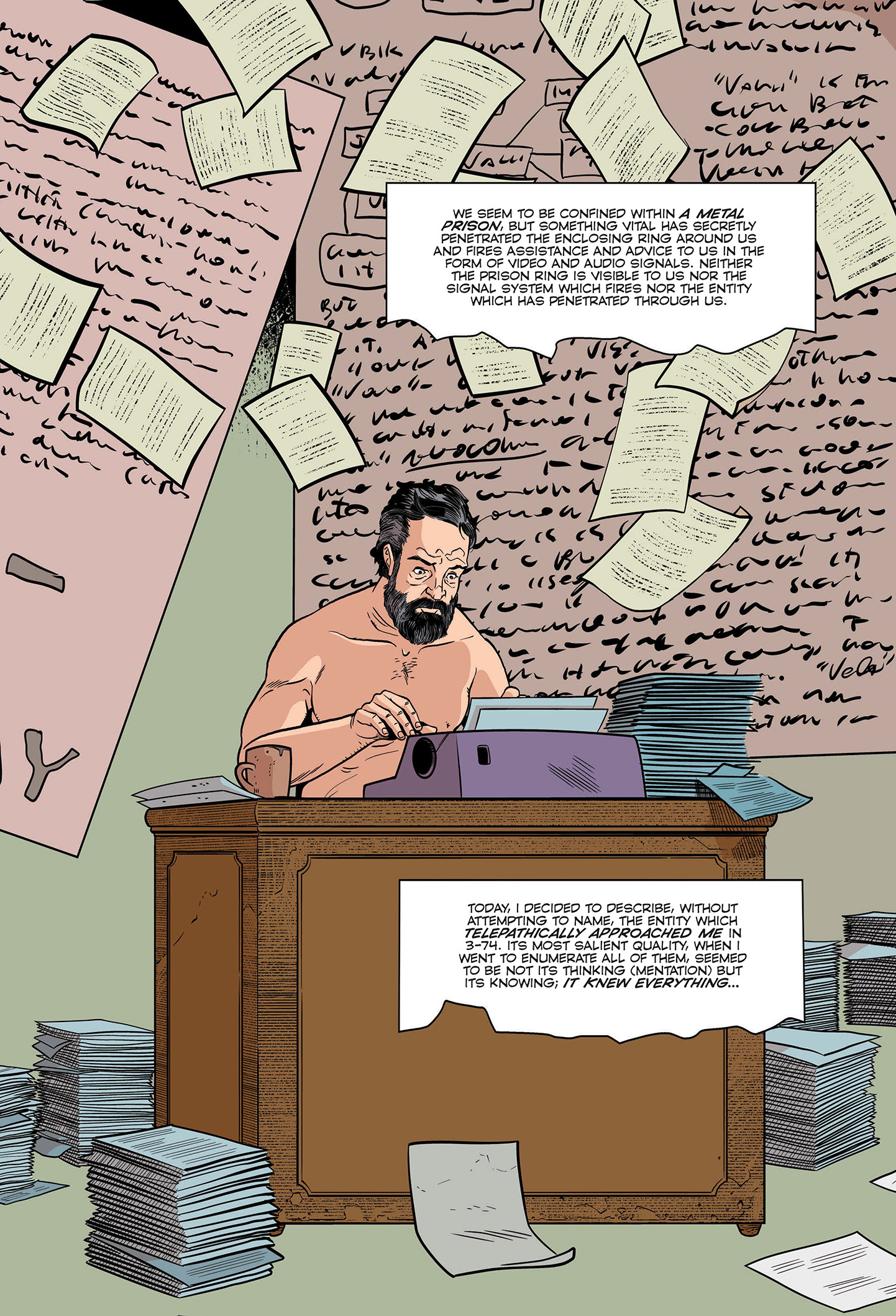 Read online Philip K. Dick: A Comics Biography comic -  Issue # TPB - 125