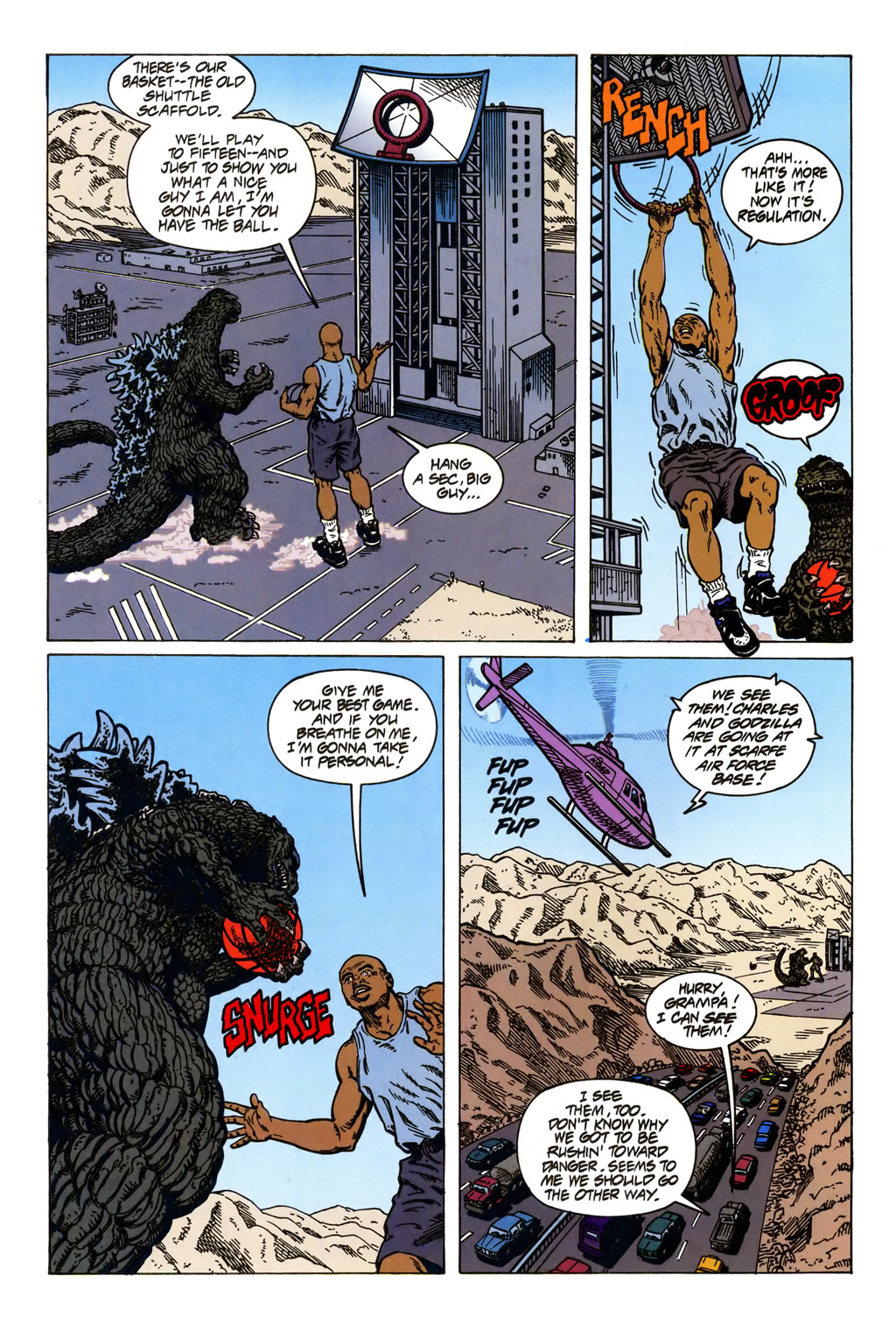 Read online Godzilla vs. Barkley comic -  Issue # Full - 20