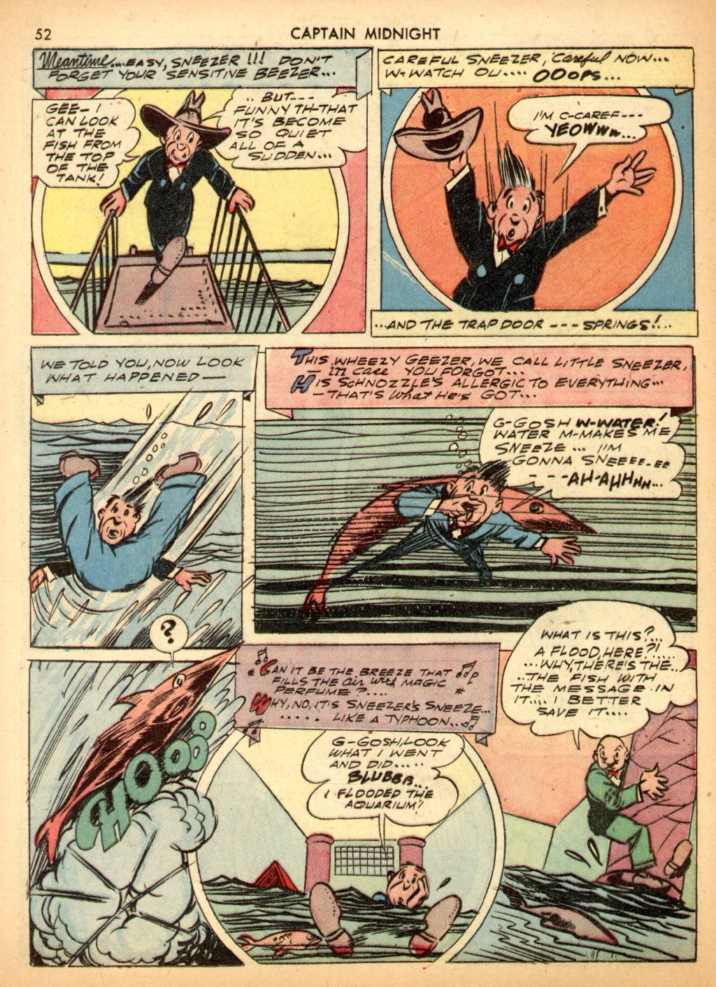 Read online Captain Midnight (1942) comic -  Issue #3 - 52