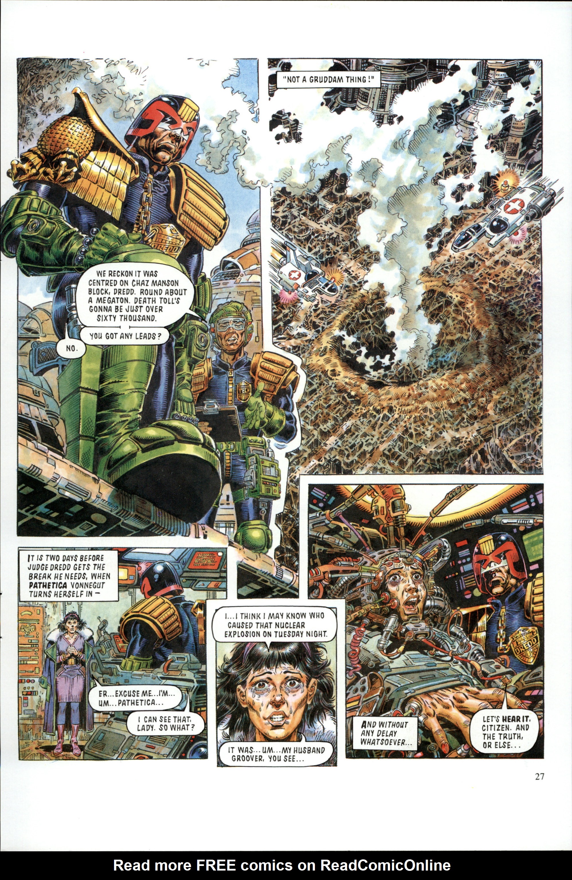 Read online Dredd Rules! comic -  Issue #16 - 29