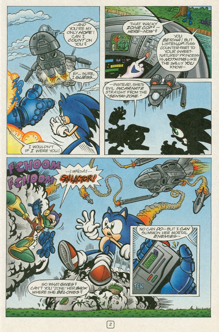 Read online Sonic Super Special comic -  Issue #12 - Sonic and Knuckles visa versa - 19
