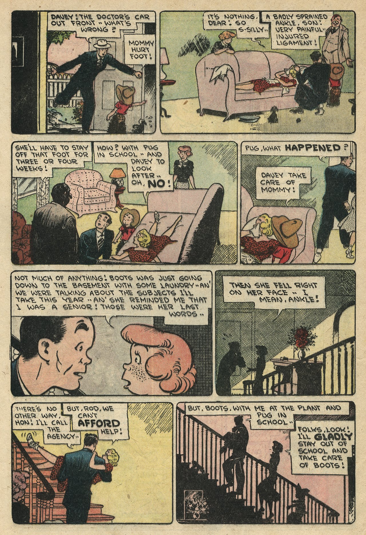 Read online Boots and Her Buddies (1955) comic -  Issue #3 - 6