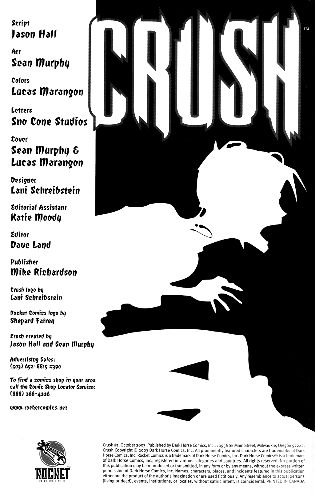 Read online Crush comic -  Issue #1 - 2